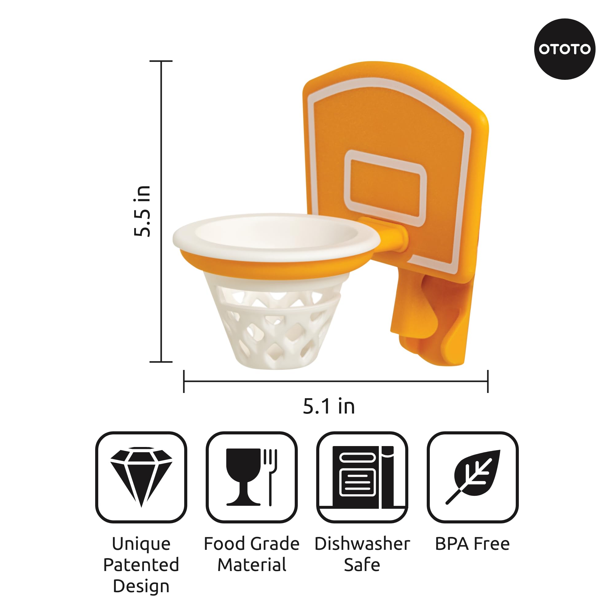 NEW!! Dunk N' Egg Yolk Separator by OTOTO, Egg Separator Funny, Unique Kitchen Gadgets, Cool Kitchen Gadgets, Basketball Gifts, Funny Gifts, Kitchen Accessories, Unique Cooking Gifts, Basketball Stuff