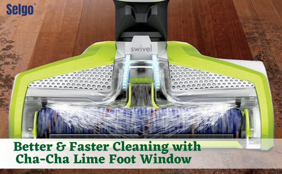 Foot Window Replacement for Bissell CrossWave Multi-Surface Dry/Vac Vacuums | Bissell CrossWave Brush Cover OEM # 1608698 for 3888A 1785 Series (NOT FOR 2306 SERIES)