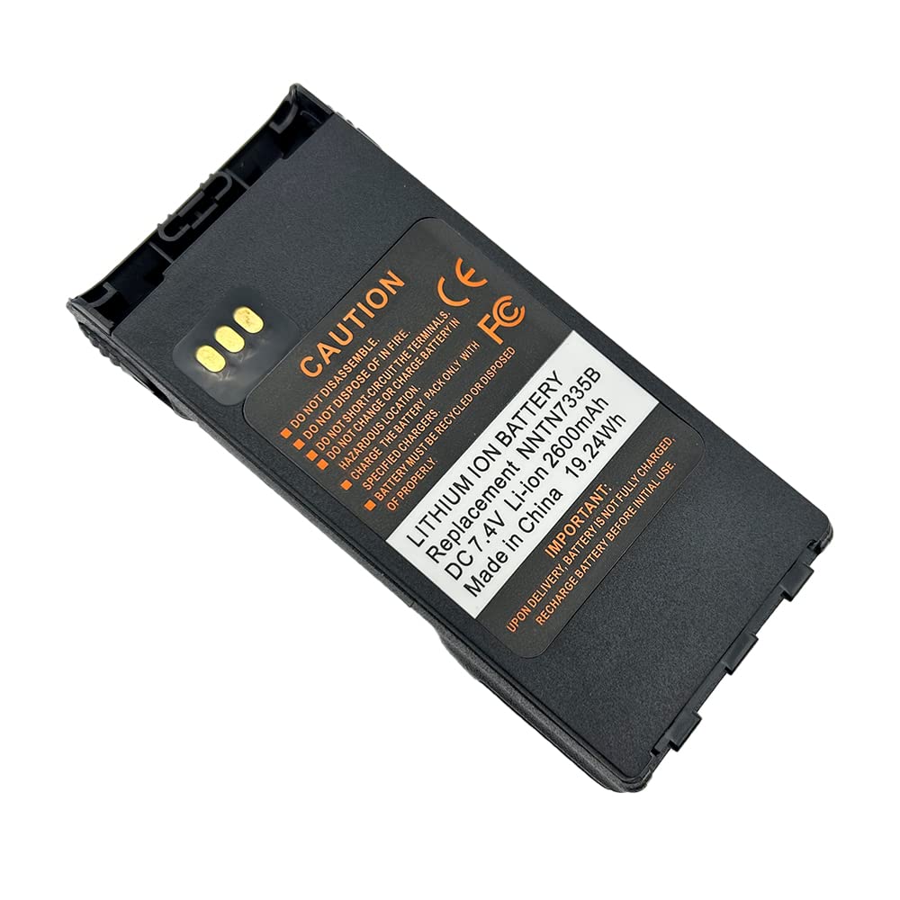 Amazingxiax 10Pack NNTN7335B NNTN7335 2600mAh Li-ion Battery Compatible with XTS1500 XTS2500 XTS2250 XTS2000 XTS1000 PR1500 MT1500 NTN9815 NTN9858 NTN9857C NTN9857B