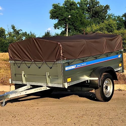 Winpull Tarp 6x8FT, 16 Mil Heavy Duty Large Tarps, Waterproof Tarp with Brass Grommets and Reinforced Edges, UV Resistant, Tear&Fade Resistant Poly Tarp for Outdoor Camping Pool Car Tent