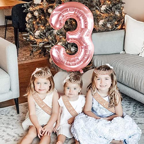 33 Birthday Decorations for Women Including 33 Birthday Sash for Women, Tiara/Crown, Candles and Cake Topper, Number 33 Balloons, 33 Birthday Gifts for Women Birthday Decorations Favor Supplies