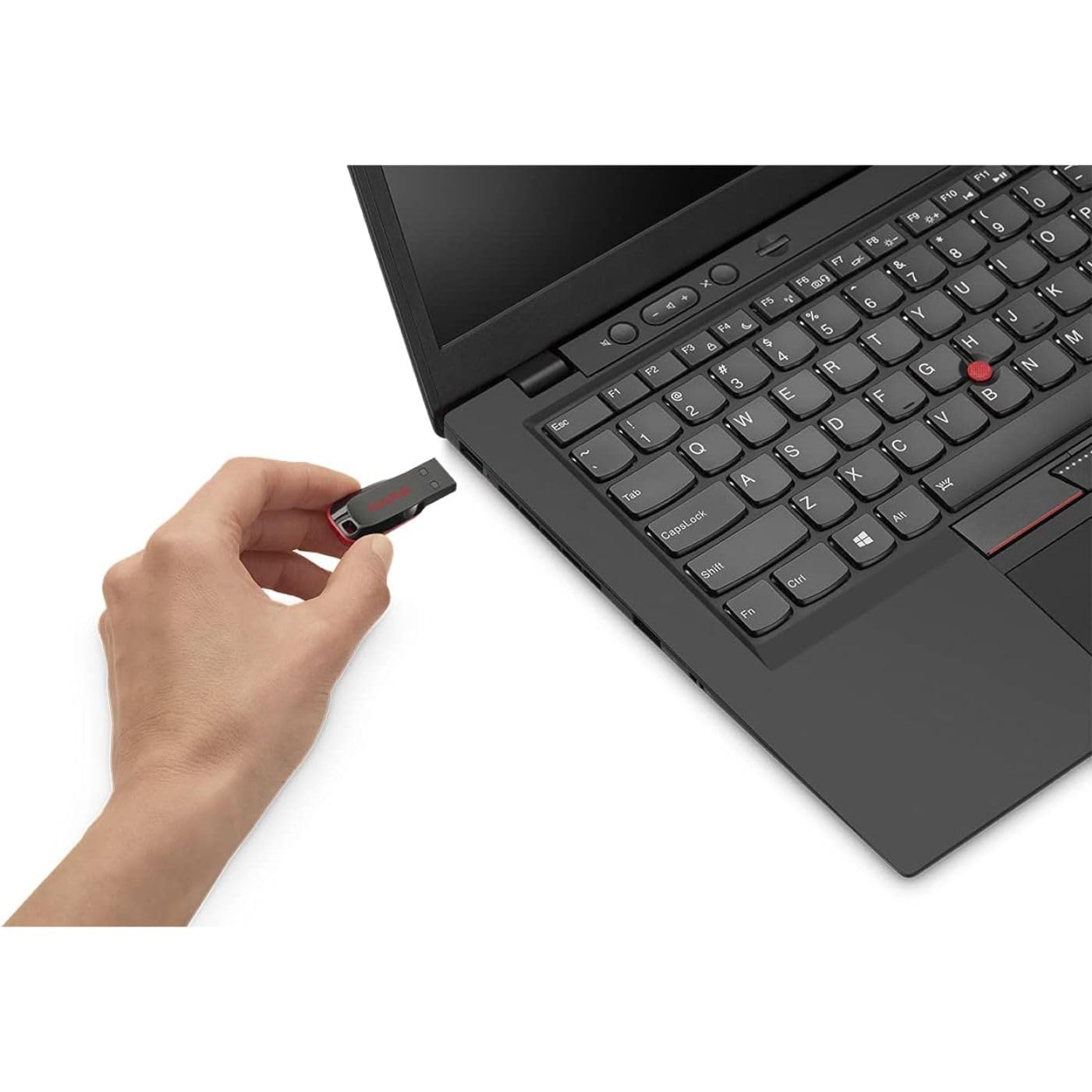 SANDISK 32GB Cruzer Blade USB 2.0 Flash Drive- SDCZ50-032G-B35, Black