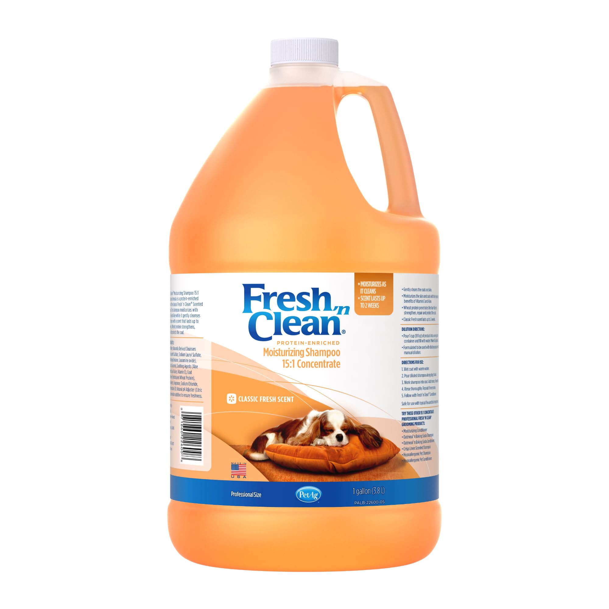 Lambert Kay Fresh and Clean Moisturizing Shampoo, 15.1-Gallon