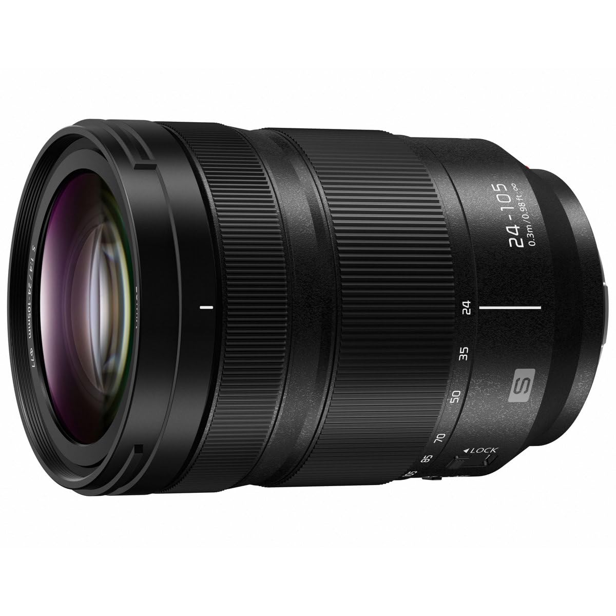 Panasonic LUMIX S 24-105mm F4 Lens, Full-Frame L Mount, Optical Image Stabilizer and Rugged Dust/Splash/Freeze-Resistant S-R24105 (USA), Black