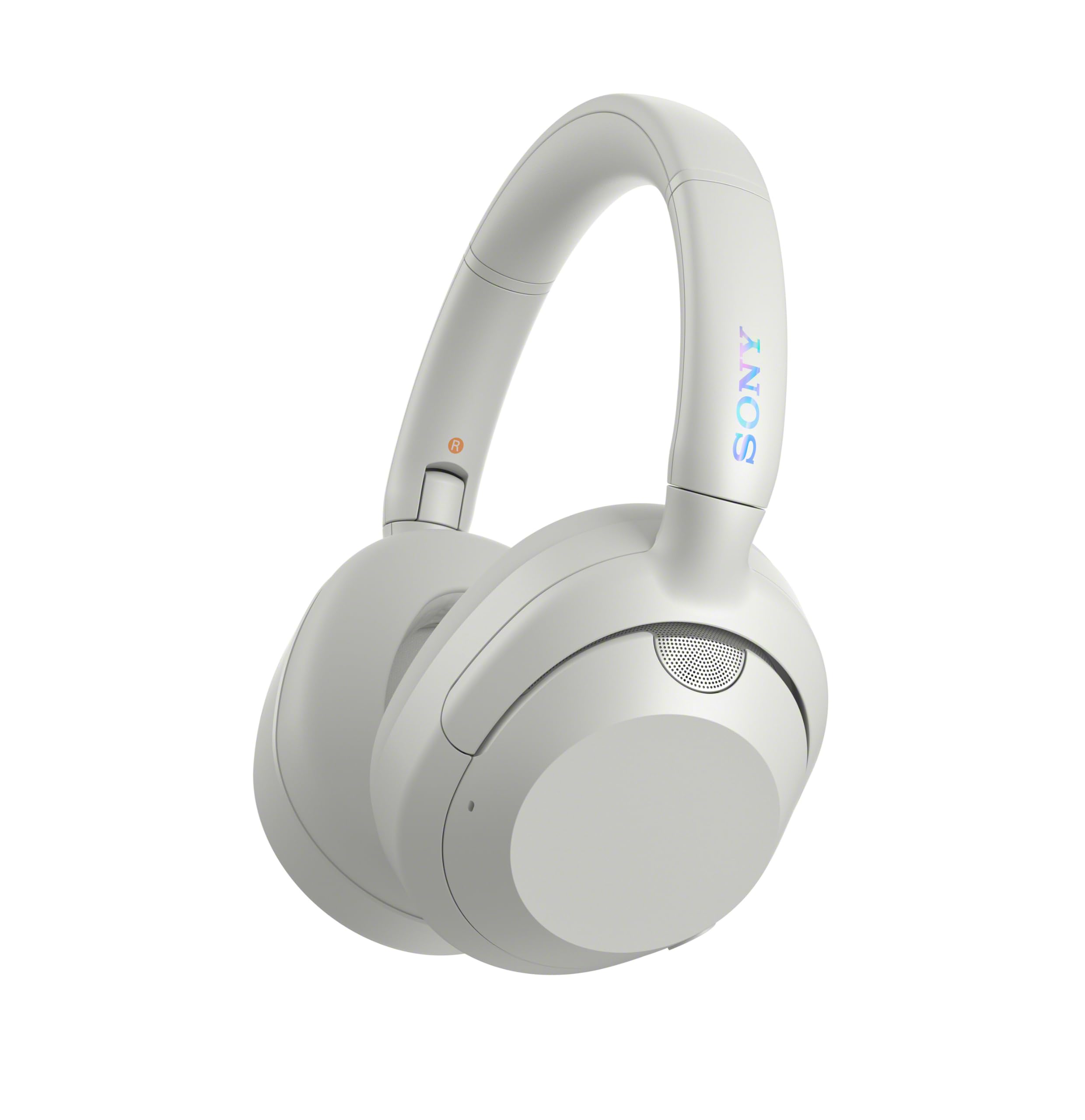 Sony ULT WEAR Over-Ear Headphones, Noise Cancelling Headphones Bluetooth Made with Recycled Plastic Material, Unique Thermo-Foaming Design, Swivel Fold Design, Headphones Noise Cancelling (Off White)