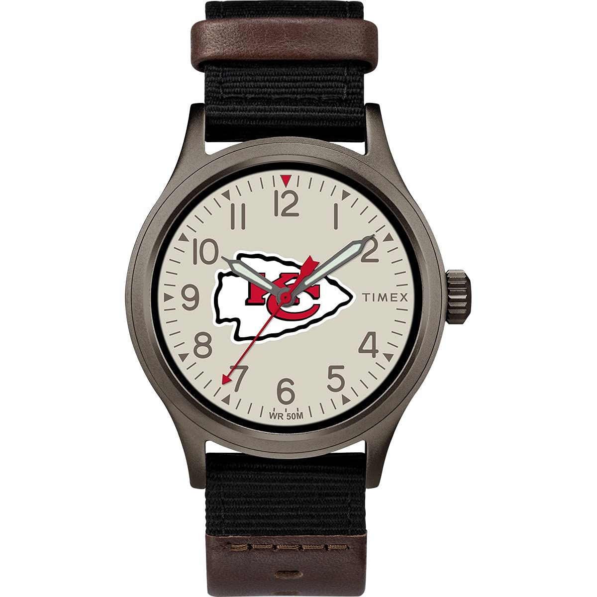 Timex Men's TWZFCHIMB NFL Clutch Kansas City Chiefs Watch