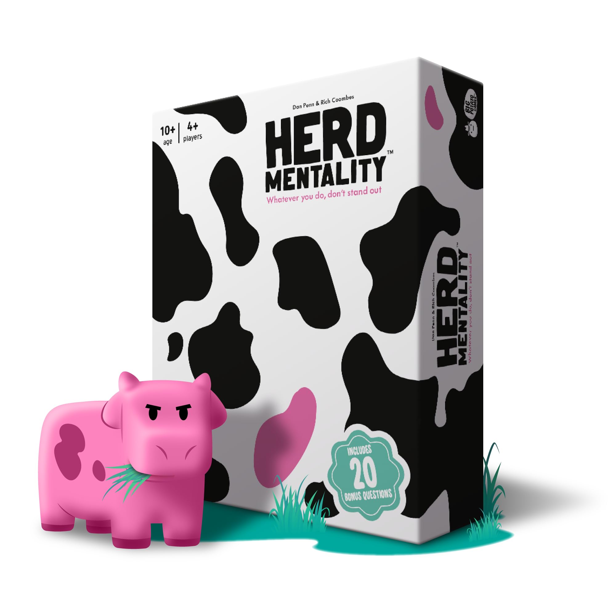 Herd Mentality: Udderly Hilarious Board Game | Easy Setup & Play | Loved by Millions of Families & Friends | Perfect for 4-20 Players