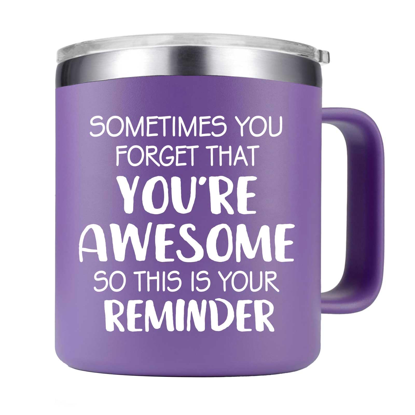 Christmas Birthday Gifts for Women Who Have Everything - Sometimes You Forget You Are Awesome Inspirational Gifts for Women Sister Gifts for Mom from Daughter Mug Gifts Baskets for Women Teacher Gifts