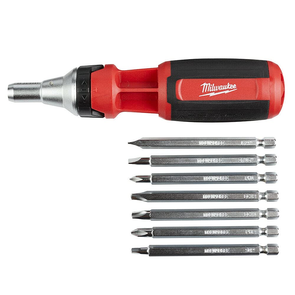 Milwaukee 9-in-1 High Torque Drive Ratcheting Multi-bit Driver