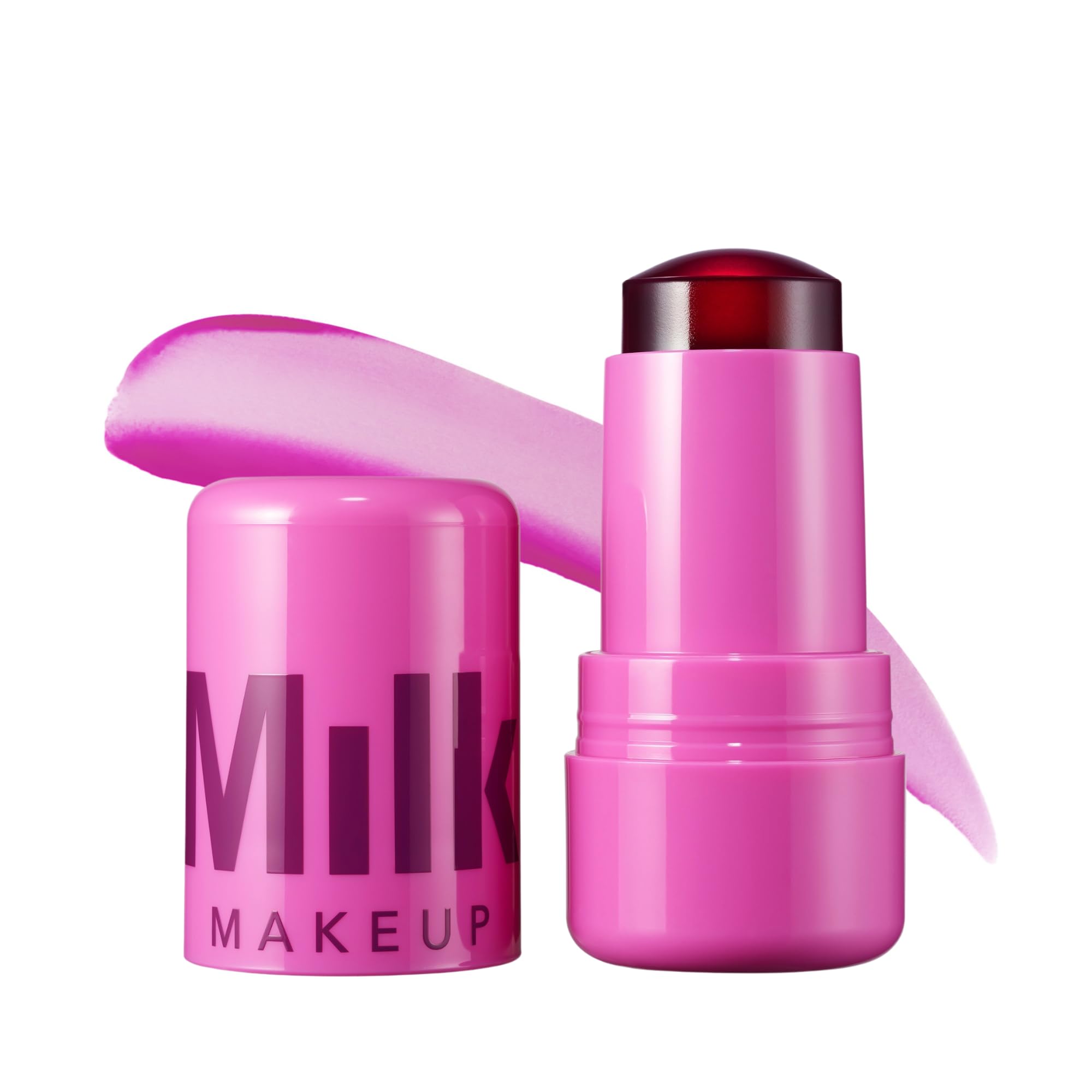 Milk Makeup Cooling Water Jelly Tint, Splash (Berry) - 0.17 oz - Sheer Lip & Cheek Stain - Buildable Watercolor Finish - 1,000+ Swipes Per Stick - Vegan, Cruelty Free