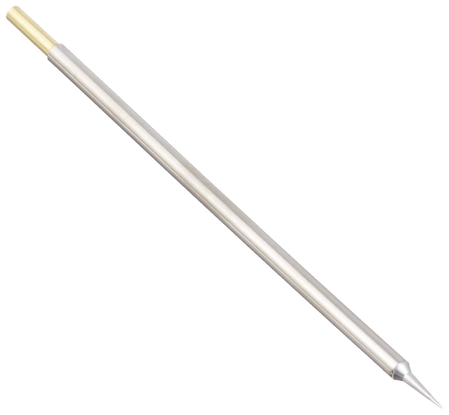 Metcal STTC-090 STTC Series Soldering Cartridge for Temperature Sensitive Applications, 675°F Maximum Tip Temperature, Fine and Long Reach Conical, 0.25mm Tip Size, 13.2mm Tip Length