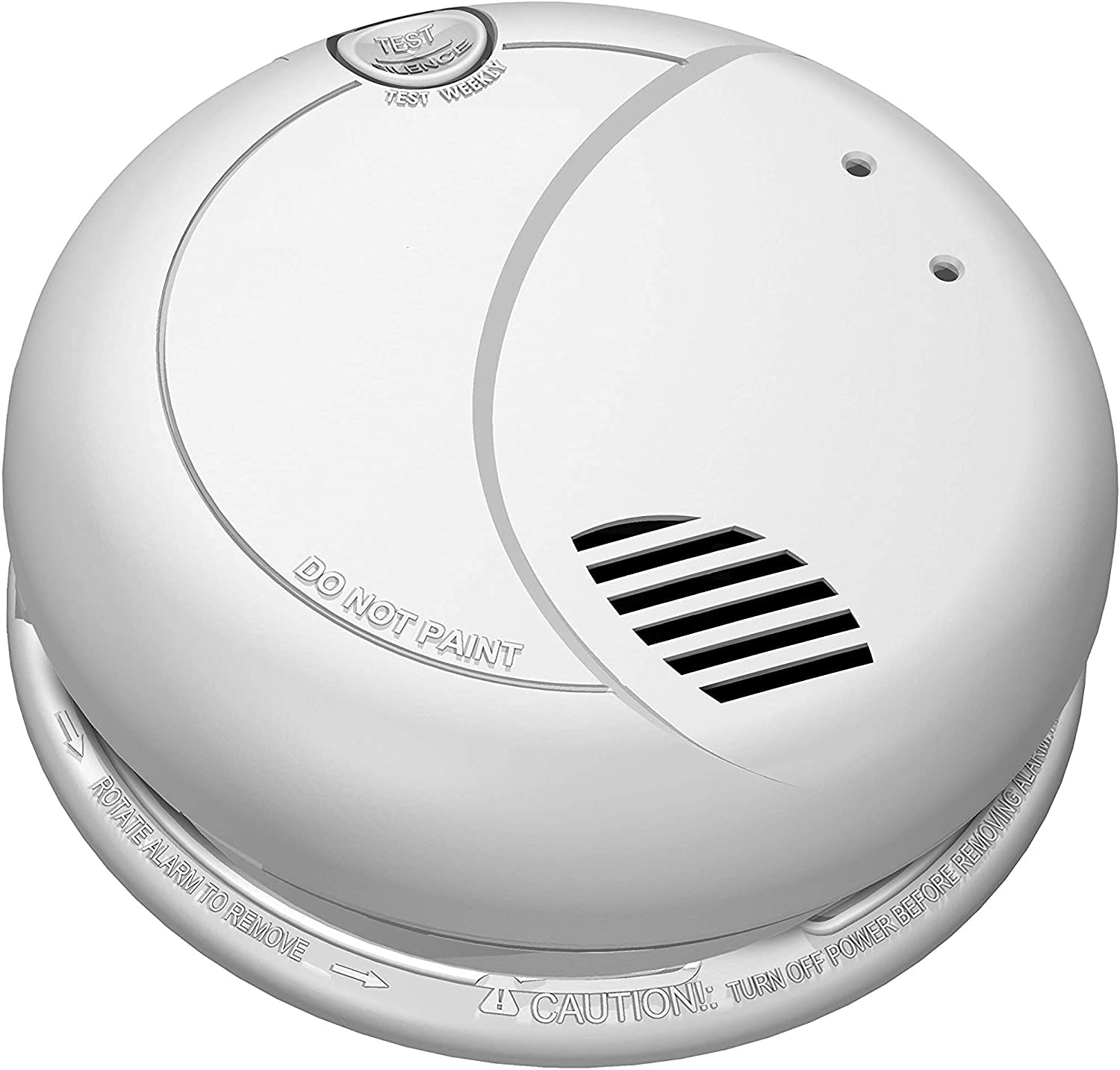 Jovision USA HD 1080P WiFi Battery Powered Smoke Detector Fire Alarm Hidden Spy Camera (XSMOKE) - Ceiling Mount Design - 60 Day Battery Life