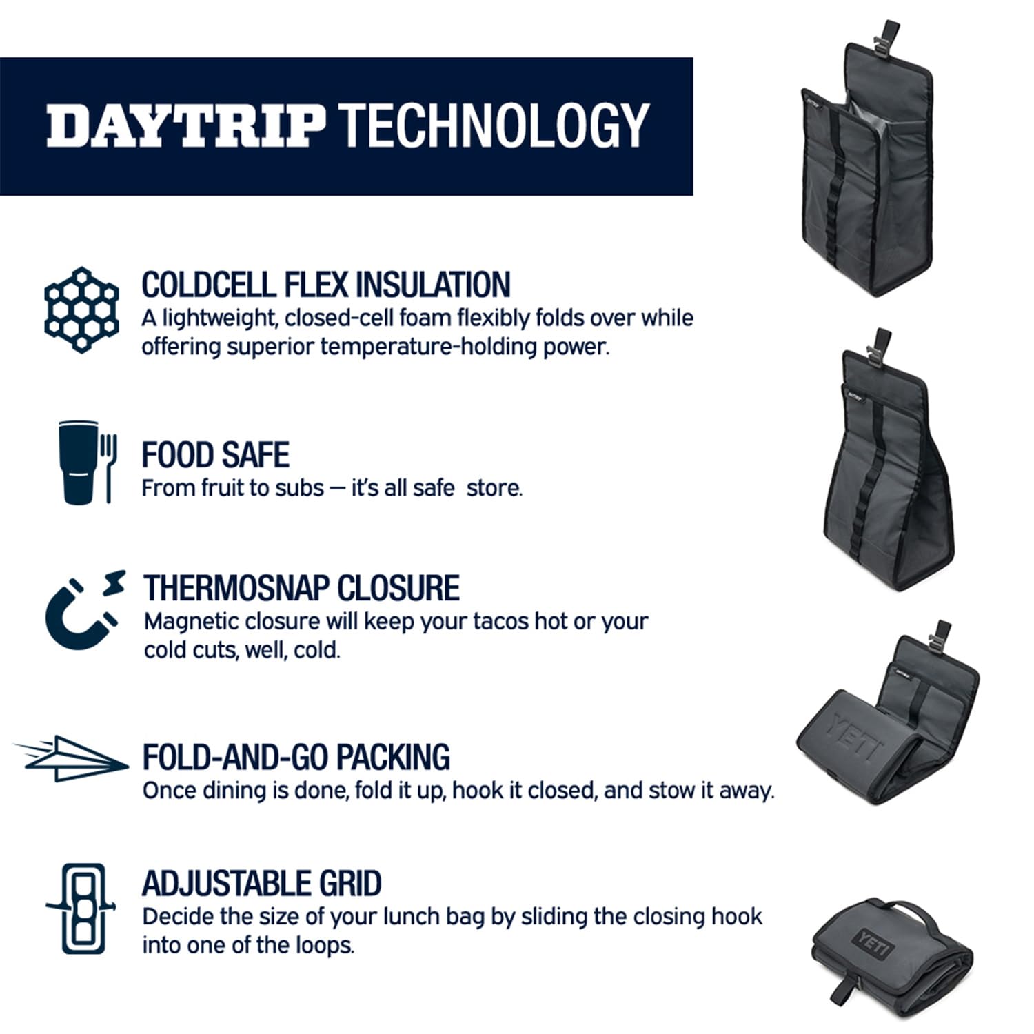 YETI Daytrip Packable Lunch Bag, Olive