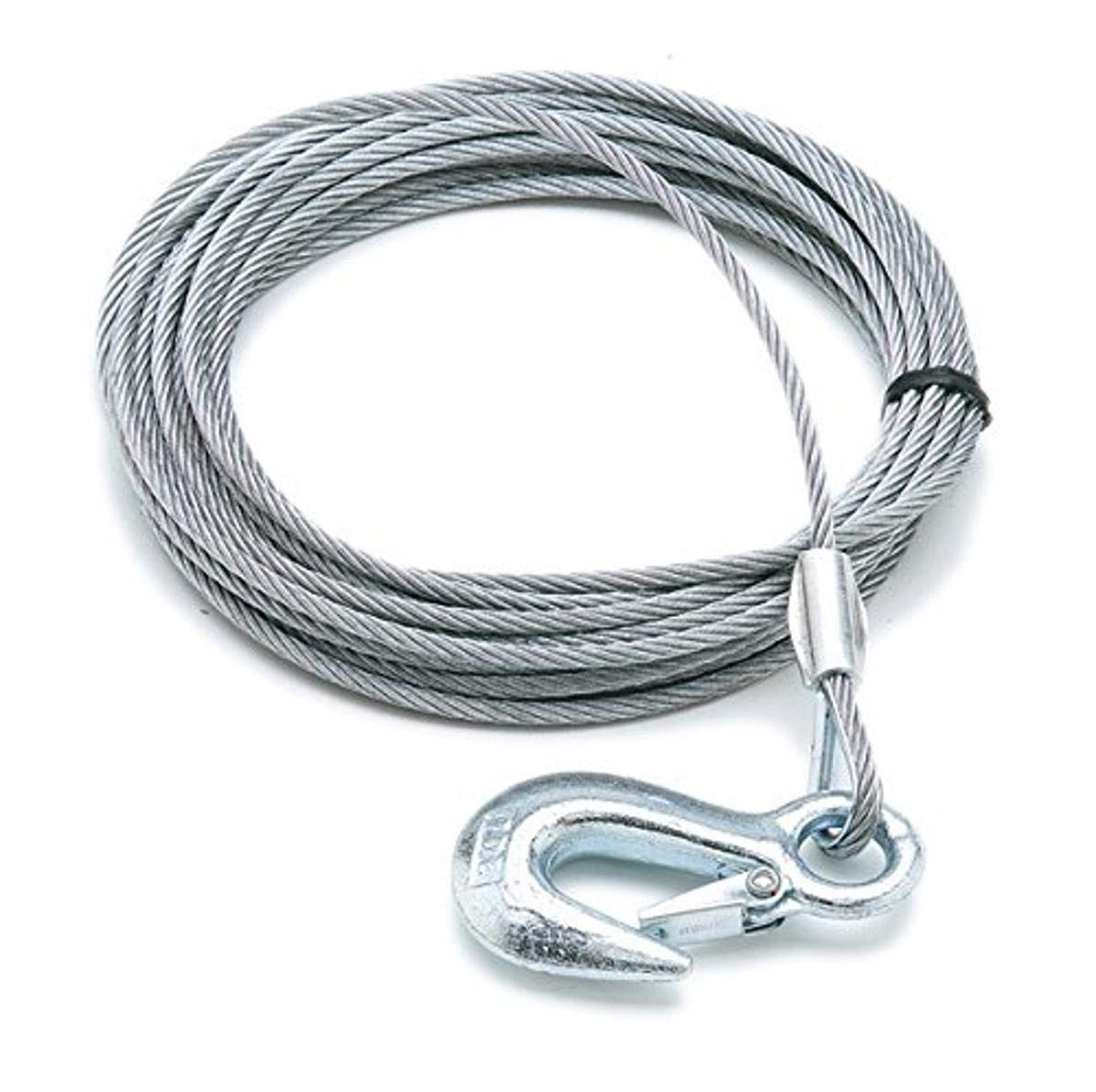 SeaSense Trailer Winch Cable 3/16-Inch X 25-Foot, 4000LB,Silver, Small