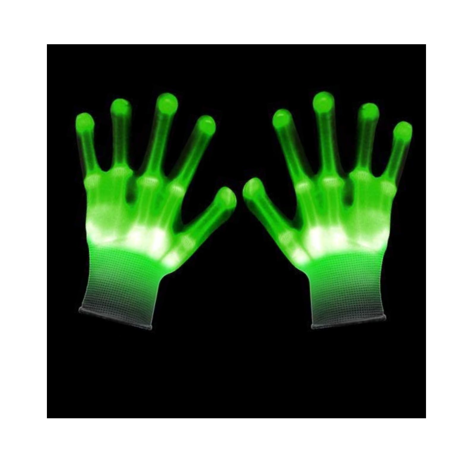 WEICHUANGXIN Light-Up Skeleton Hand Gloves Adjust Modes LED Gloves New Fun Cool Party Favor Hot Toys Cool Toys Christmas Birthday Gifts for Boys Girls