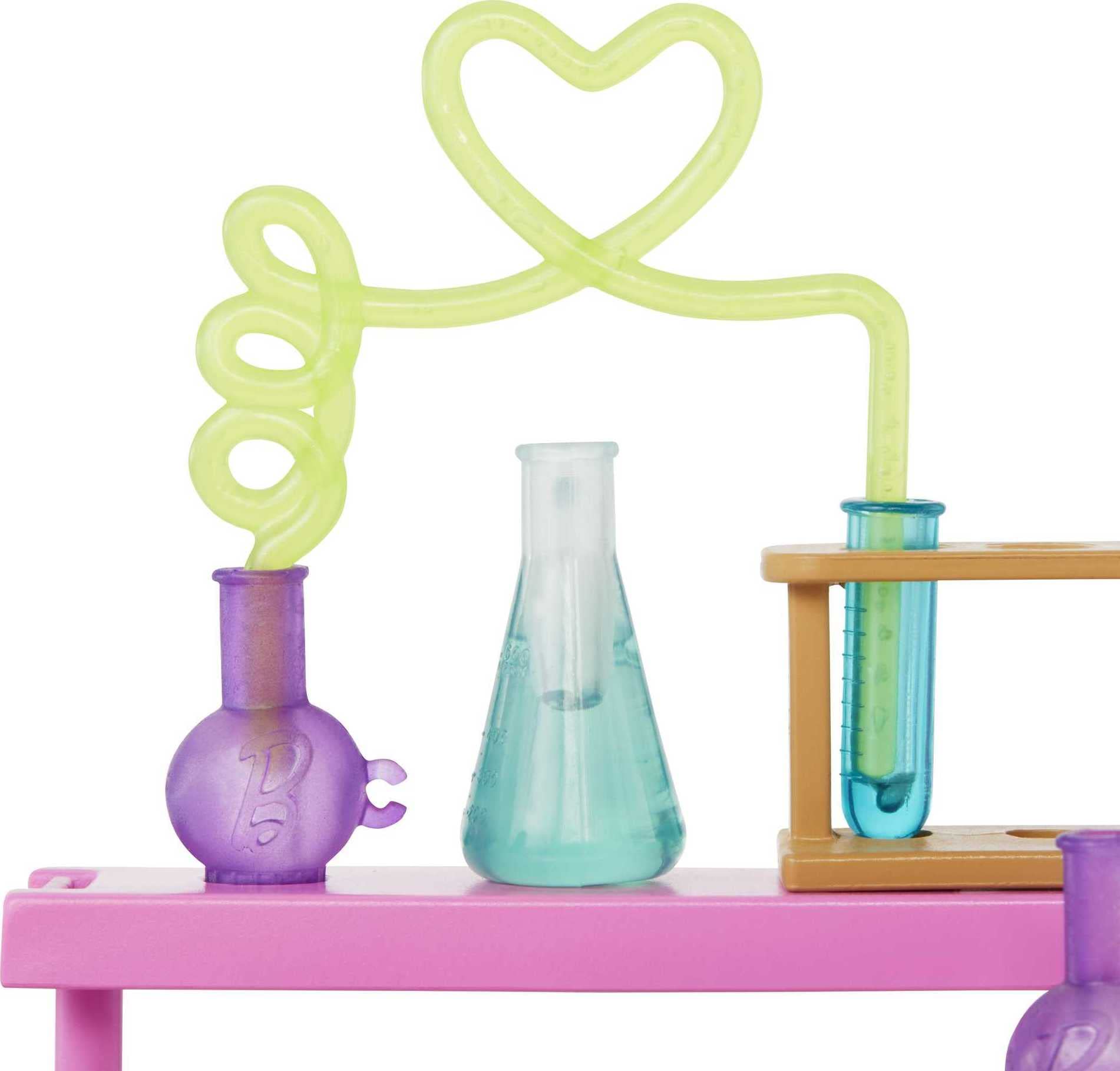 Barbie Careers Playset, Science Lab with 2 Scientist Fashion Dolls, Bench & 10+ Accessories