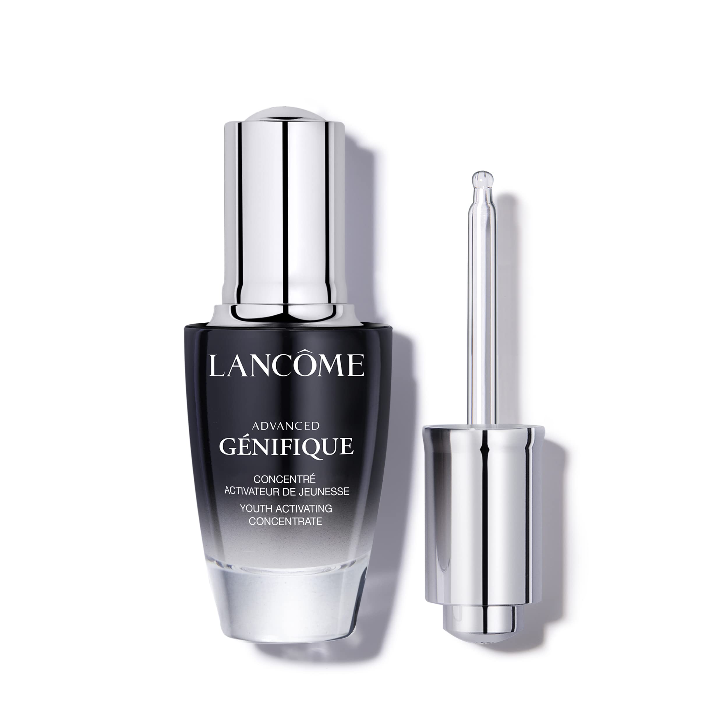 Lancôme Advanced Génifique Radiance Boosting Anti-Aging Face Serum - Visibly Hydrates & Plumps Skin - with Bifidus Prebiotic, Hyaluronic Acid & Vitamin Cg, 0.67 Fl Oz