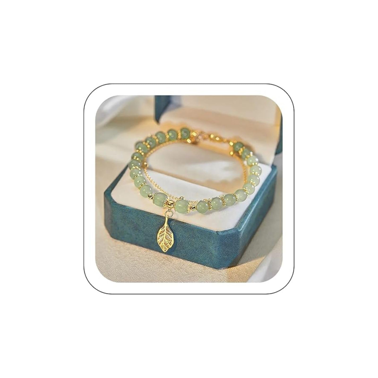 Wedding Jewelry for Brides 14k Gold Plated Jade Butterfly Crystal Glass Bracelet Jade Bead Bracelet Jewelry Gifts for Women Her Him Father Mother valentines day bracelets for women