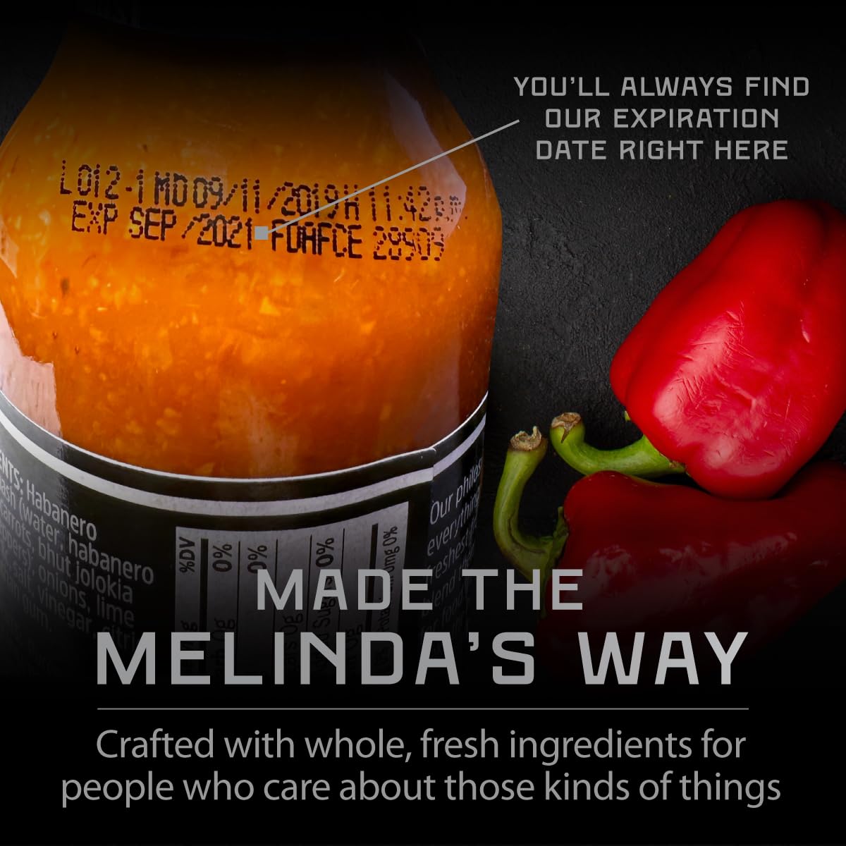 Melinda’s Scorpion Pepper Hot Sauce - Gourmet Scorpion Hot Sauce - Made with Trinidad Moruga Pepper, Carrots, Onion & Lime Juice - Keto, Vegan, Gluten Free - 10oz Squeeze, 1 Pack