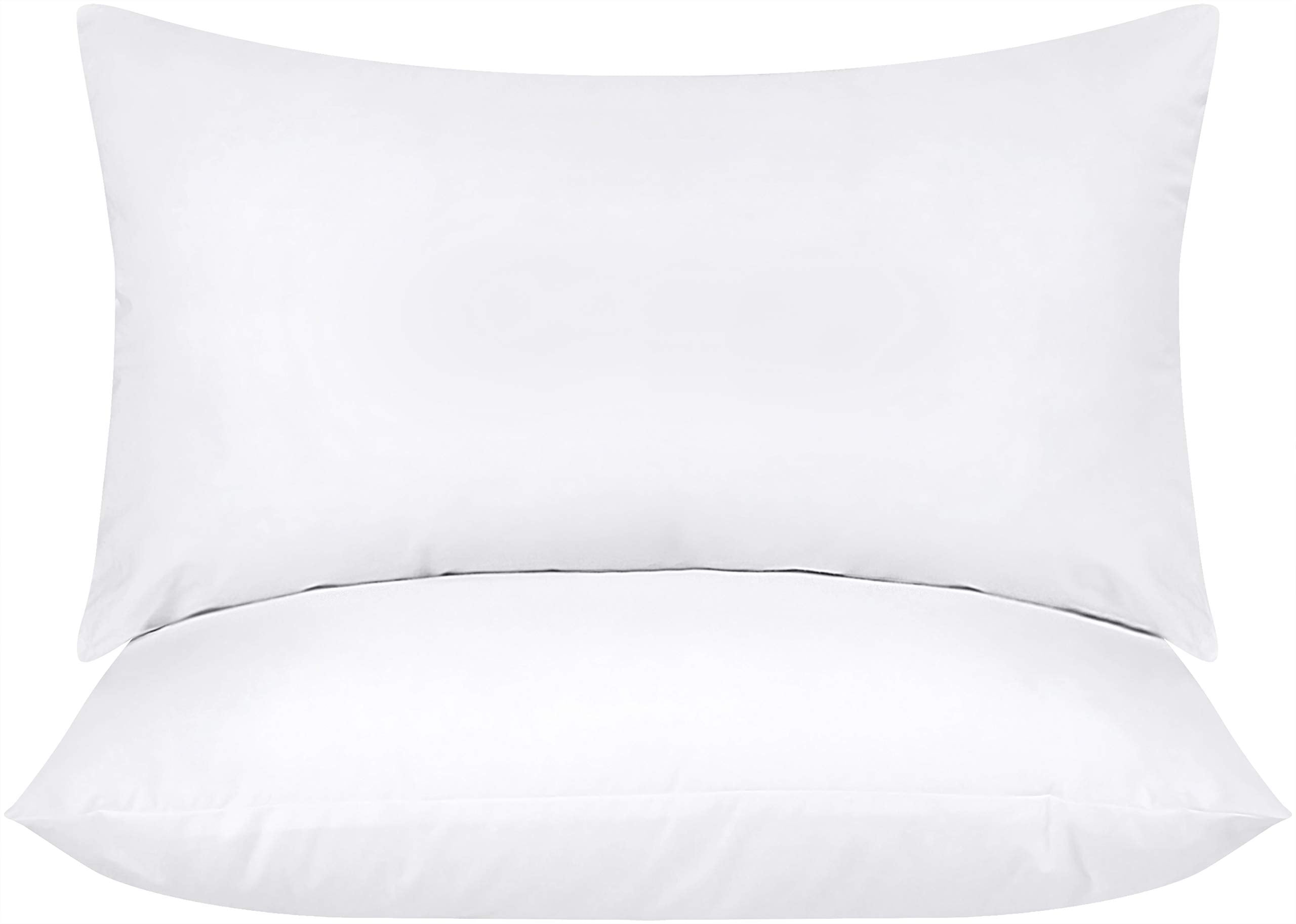 Utopia Bedding Throw Pillows Insert (Pack of 2, White) - 16 x 24 Inches Bed and Couch Pillows - Indoor Decorative Pillows