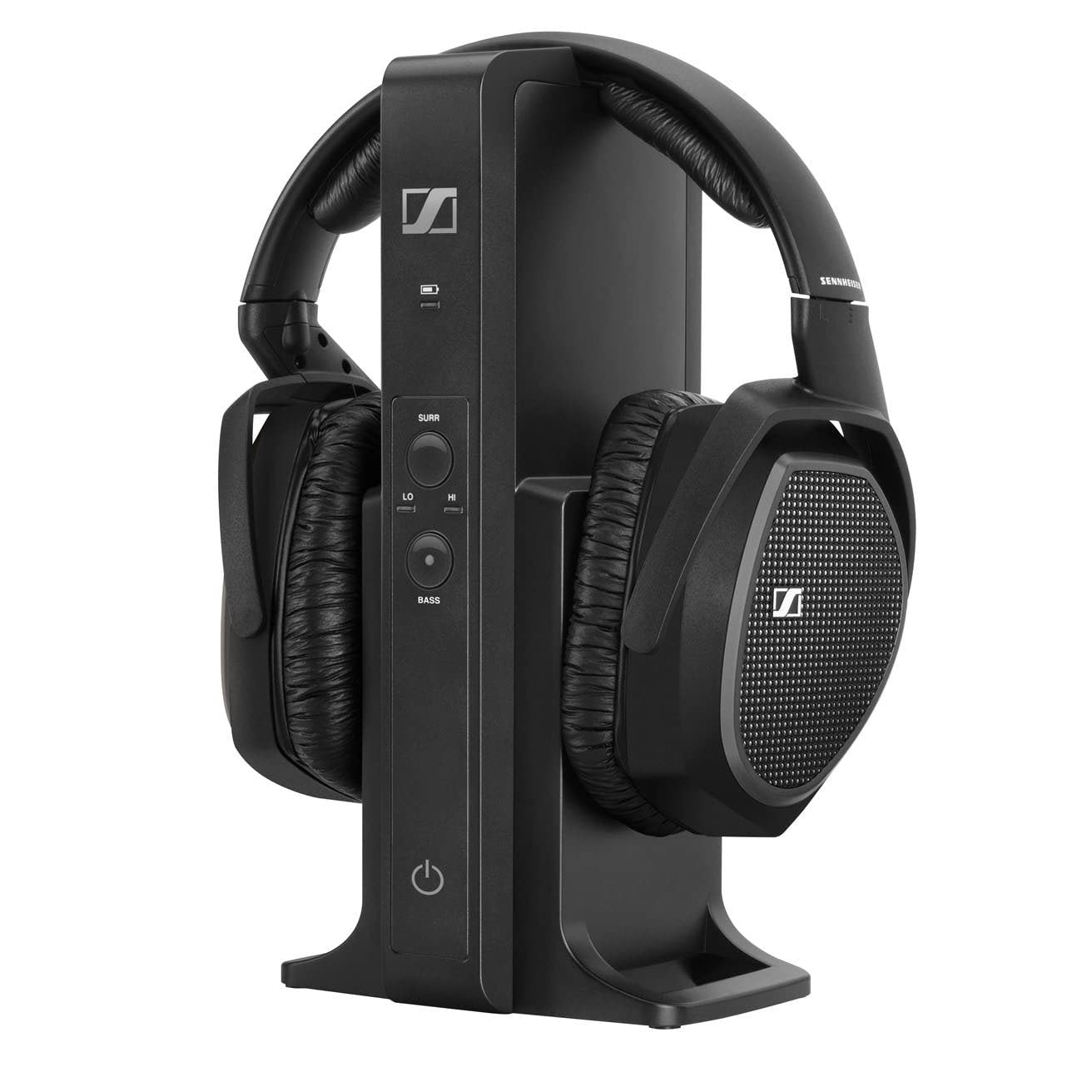 Sennheiser Consumer Audio RS 175 RF Wireless Headphone System for TV Listening with Bass Boost and Surround Sound Modes,Black