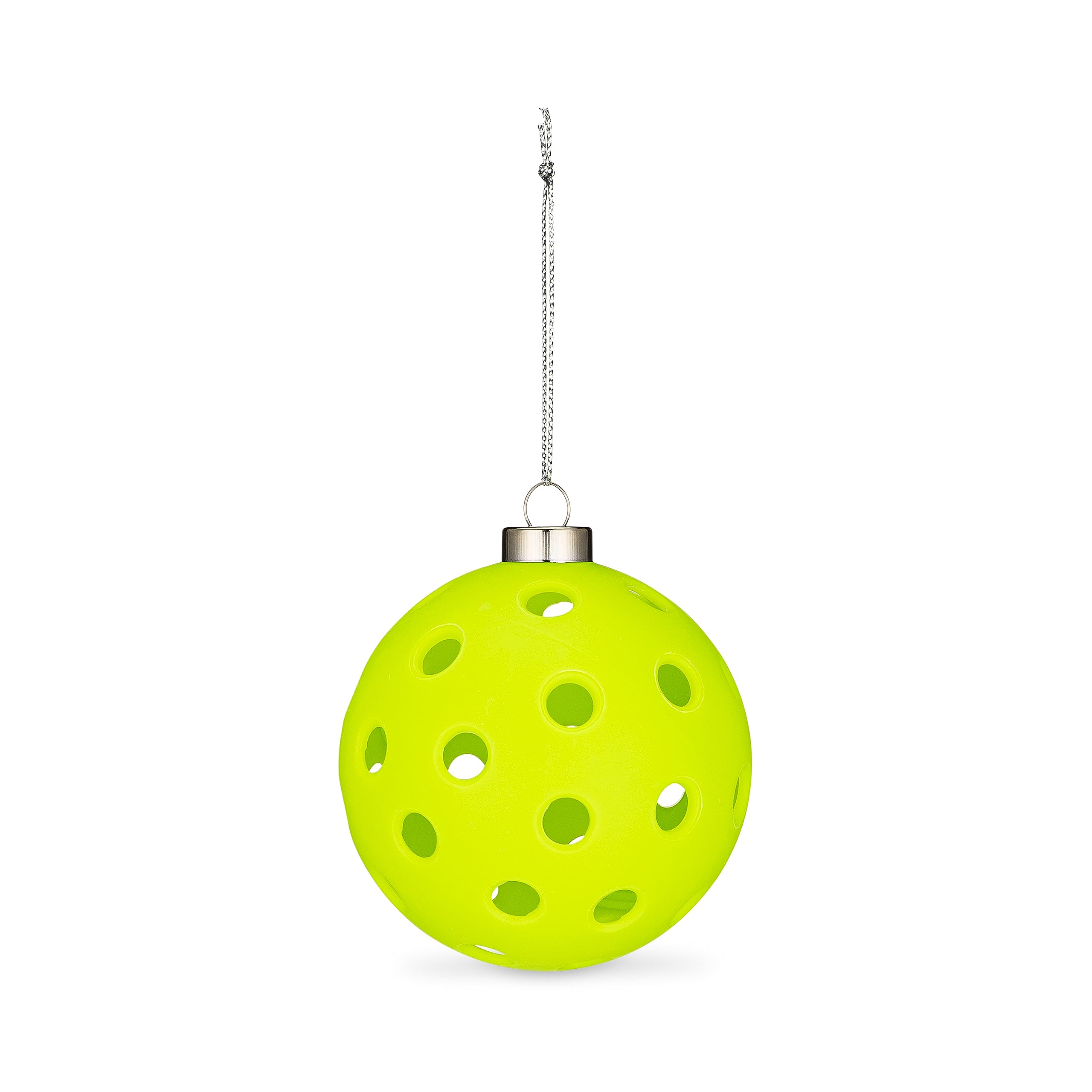 TILTECH Pickleball Ornament, Life-Size Pickleball Christmas Ornament for Christmas Tree, Funny Pickleball Gift, Pickleball Decorations for Pickleball Lovers, Sports Christmas Decor, 1-Pack