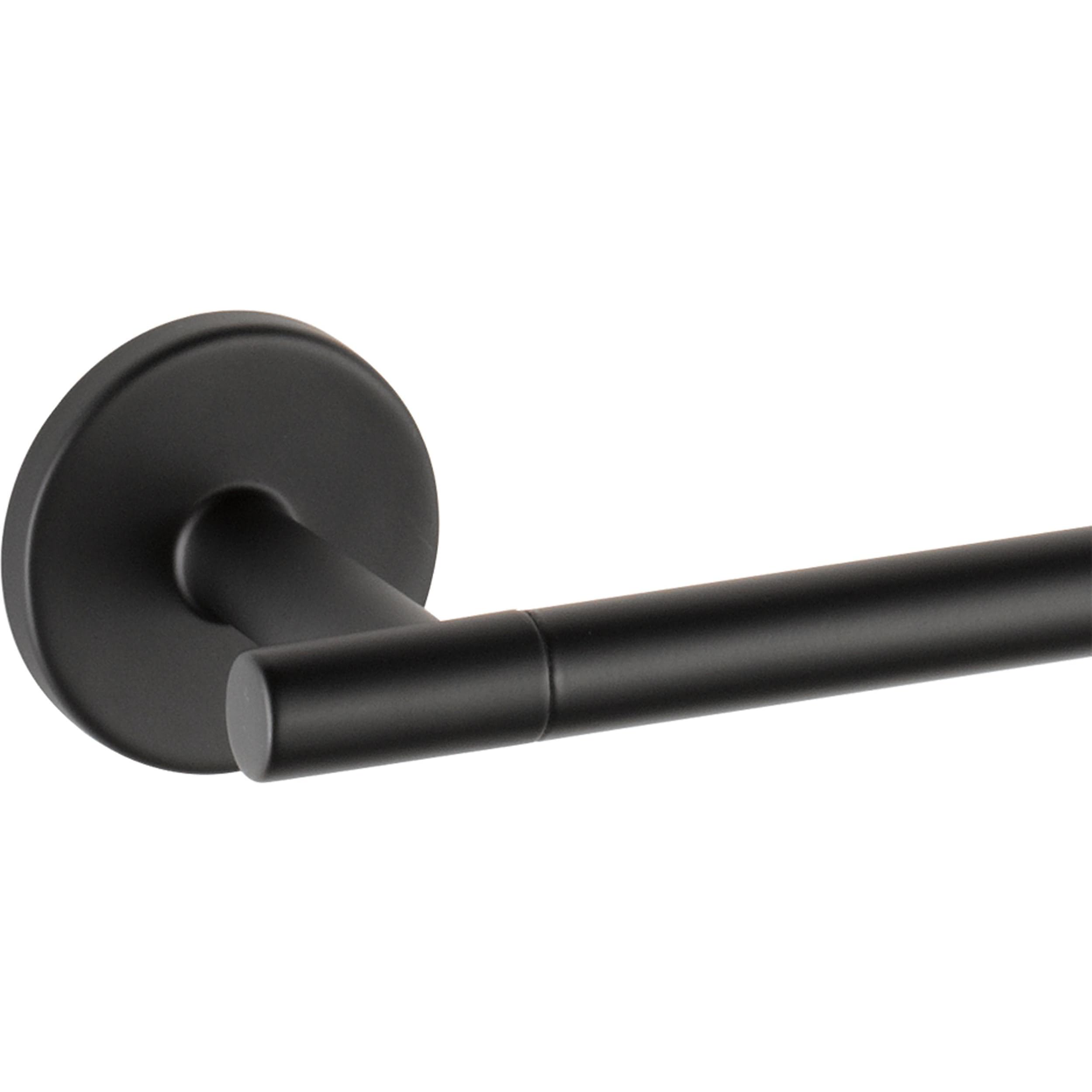 Delta 759240-BL Trinsic 24 in. Wall Mount Towel Bar Bath Hardware Accessory in Matte Black