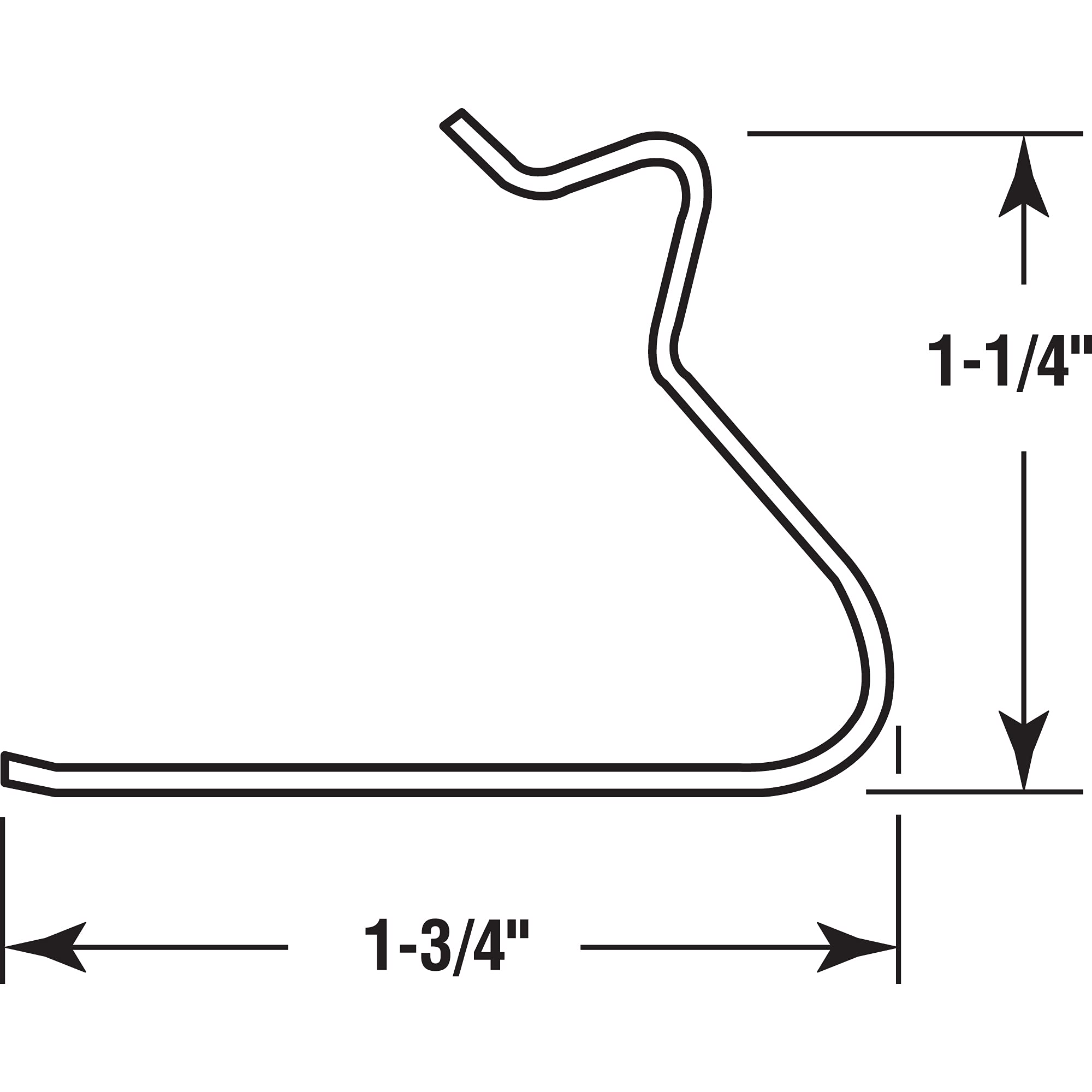 Prime-Line MP5528 Window Screen Tension Springs with Steel Wire, 1-3/4 In. x 1-1/4 In. (25 Pack)