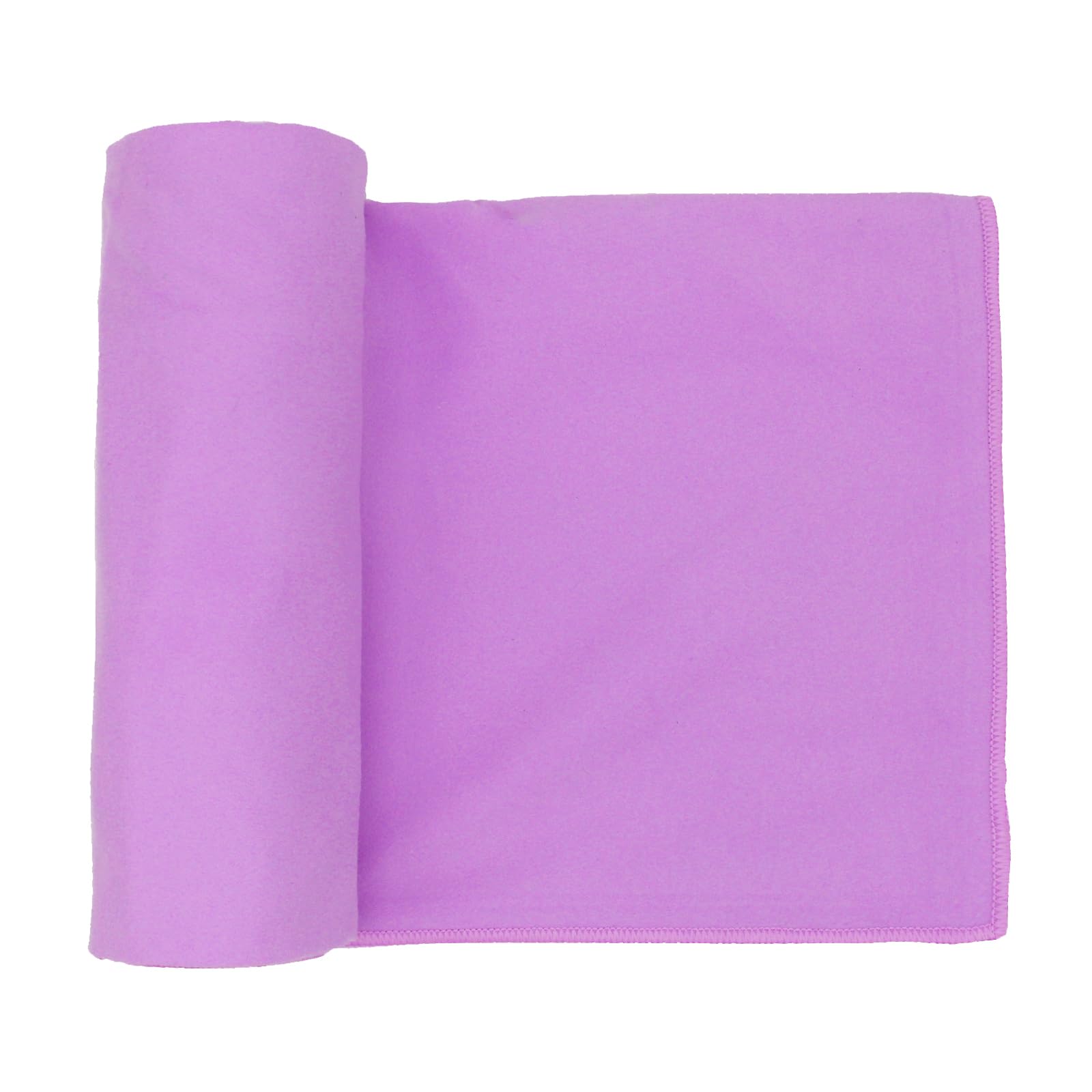 Eunzel Hot Yoga Towel Non Slip Yoga Mat Towel Non-Slip Sweat Absorbent Microfiber Towel for Hot Yoga, Pilates and Workout 72" x 26.5", Purple