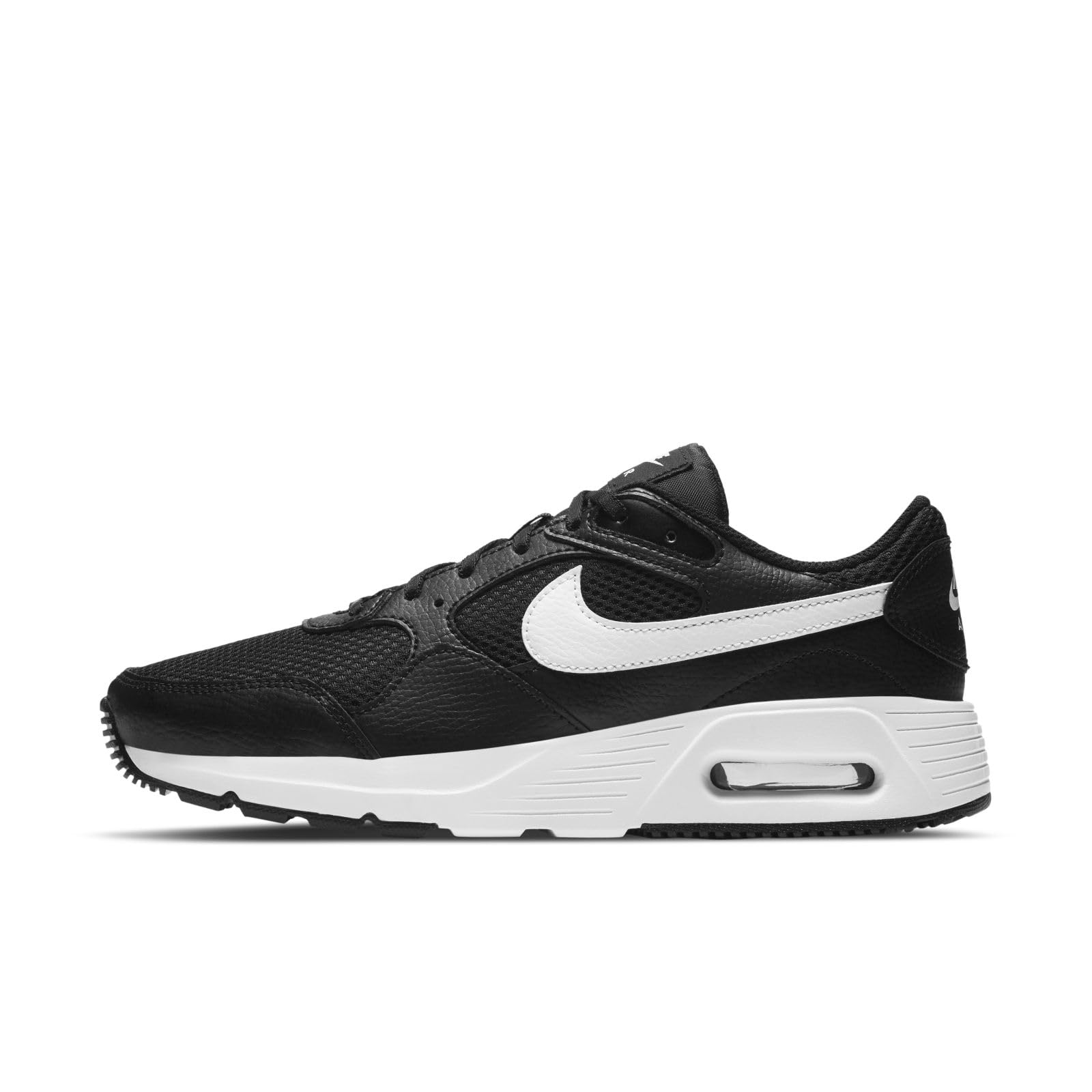 Nike Men's Low-Top Sneakers, Black/White, 6