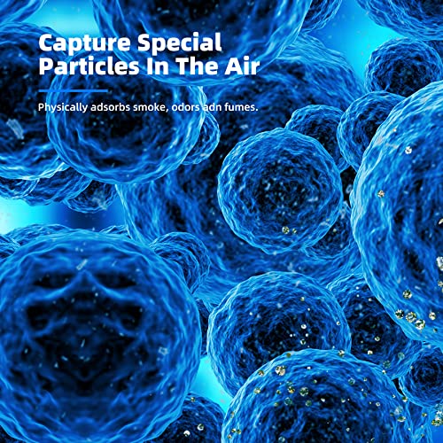 AROEVE MK01 & MK06 Air Filter Replacement 4-in-1 Air Filter for Smoke Pollen Dander Hair Smell Suitable- Standard Version(2 Pack)