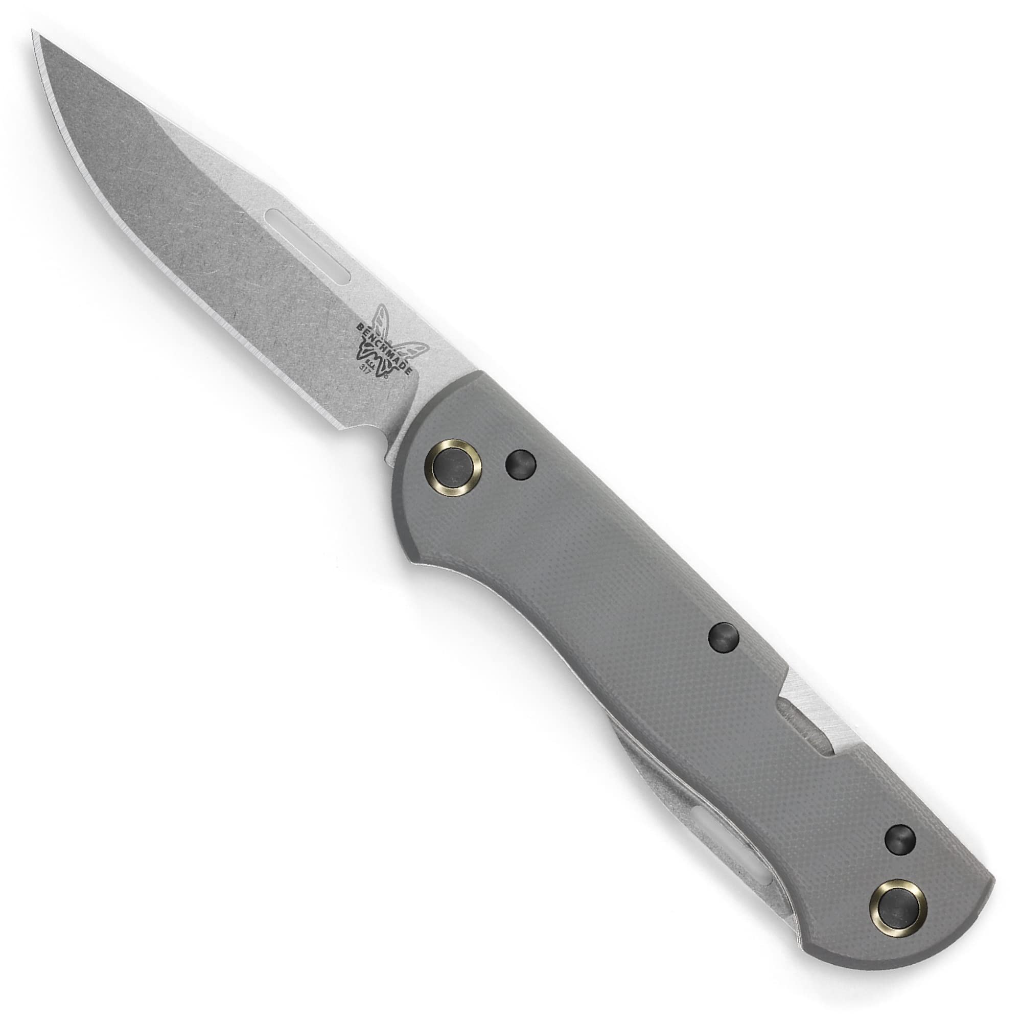 Benchmade - Weekender 317 Outdoor Knife with Cool Grey G10 Handle (317)