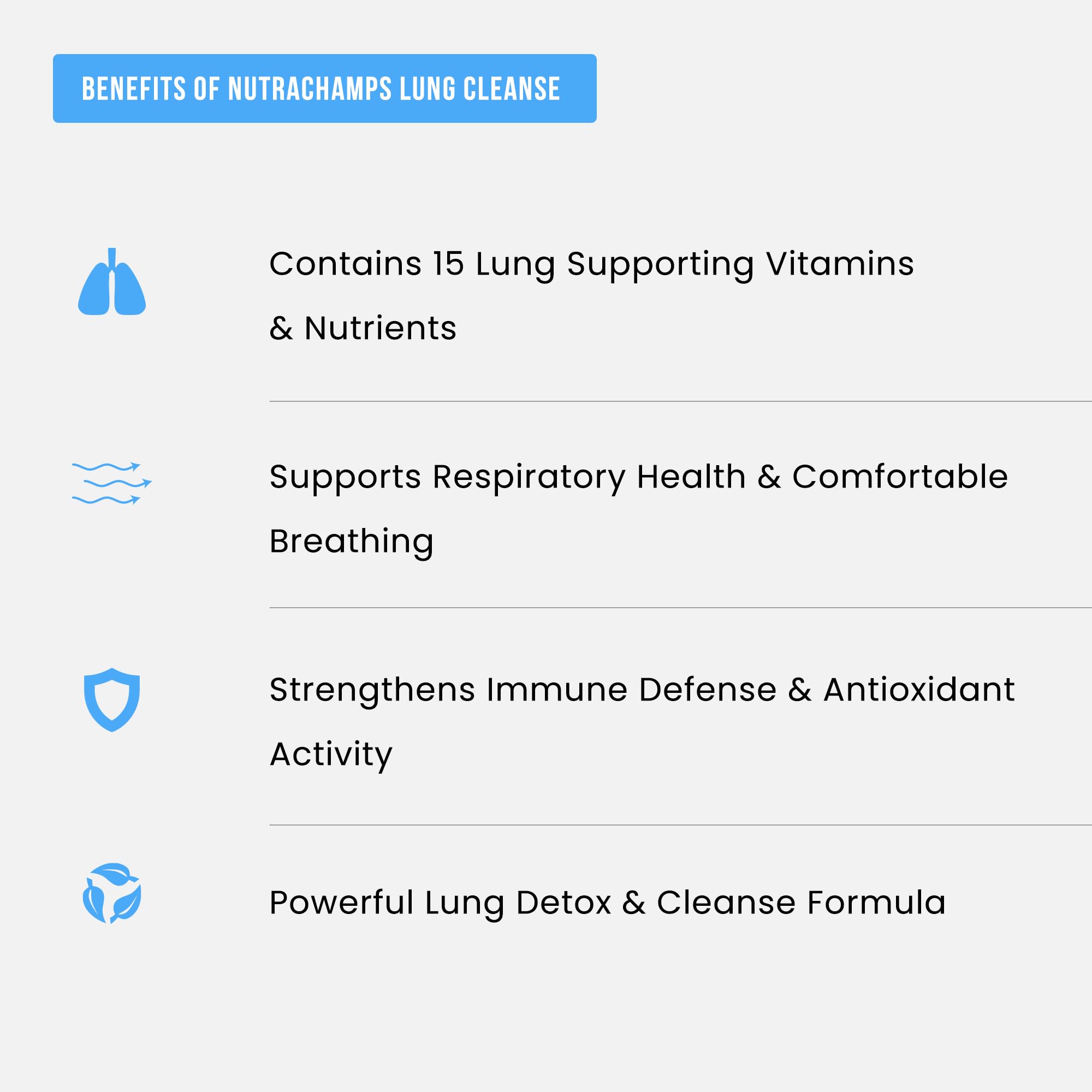 Lung Detox & Cleanse | Mullein Leaf Capsules | 15-In-1 Lung Health Formula for Respiratory, Immune & Mucus Support | 10:1 Mullein Leaf Extract (3000mg Equivalent) | Vegan Lung Support Supplement