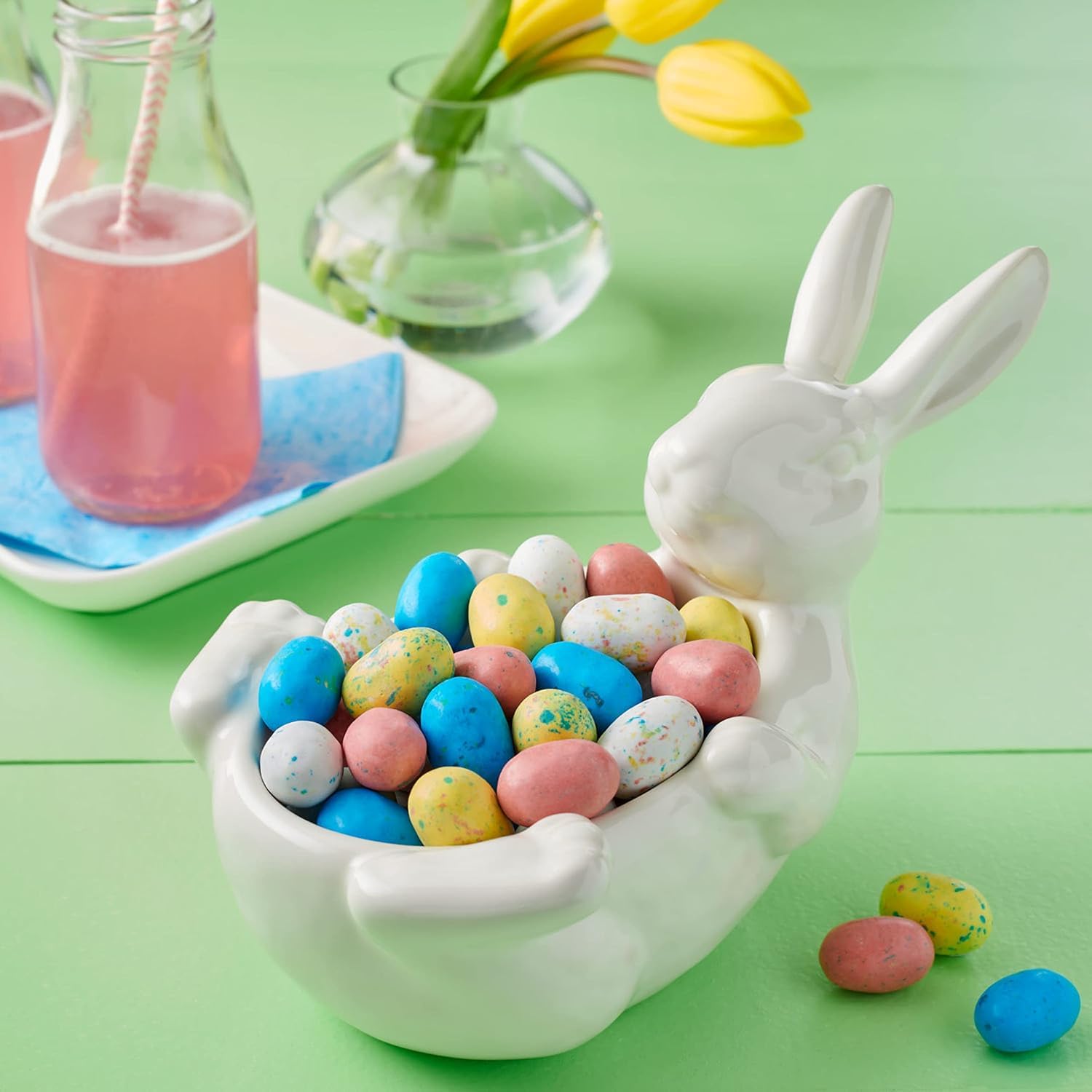 Mini Robin Eggs - Malted Milk Treats - Whoppers - Pack of 2 Cartons - Smiling Sweets - Delicious Idea for Easter Baskets - Perfect to Share with Others