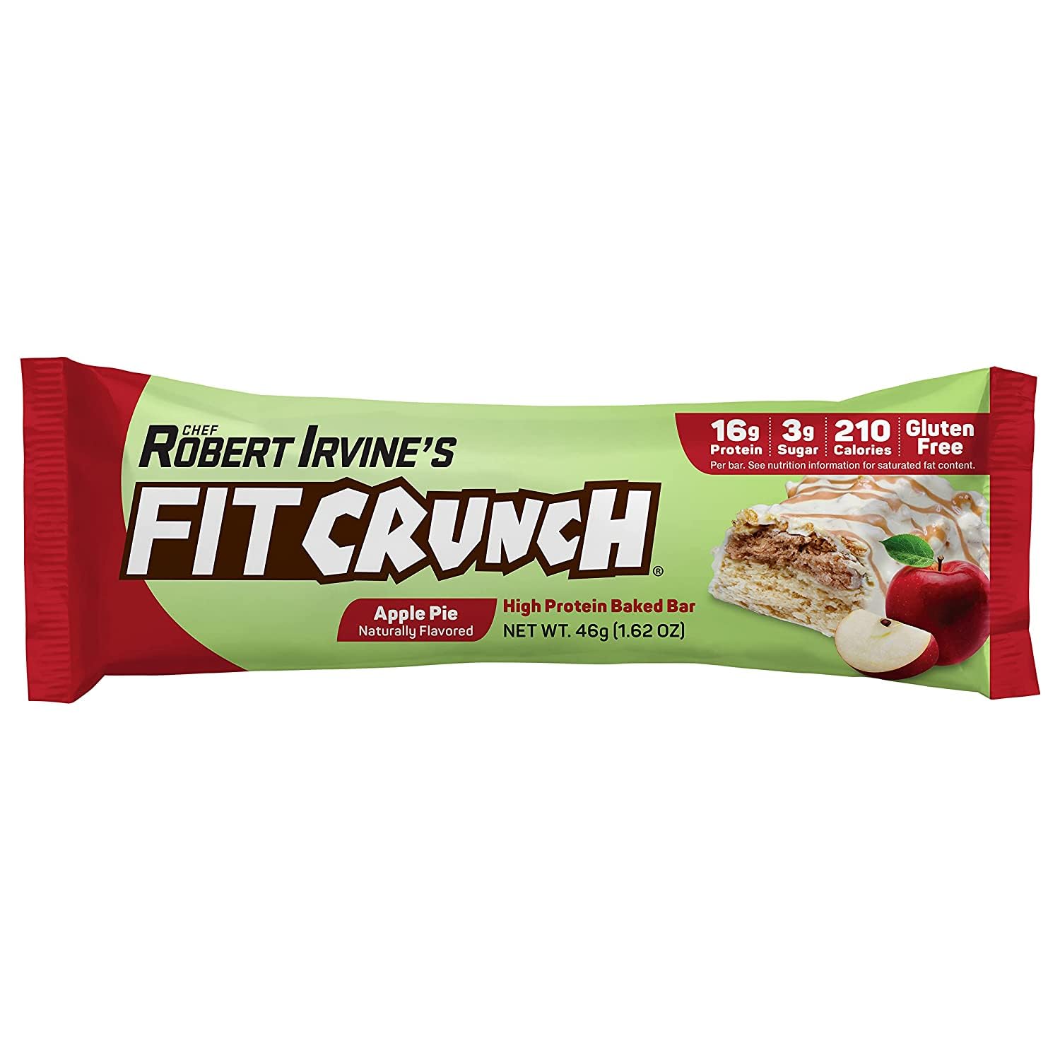 FITCRUNCH Snack Size Protein Bars, 6-Layer Baked Bar, 3g of Sugar, Gluten Free & Soft Cake Core (9 Bars, Flavor Lovers)