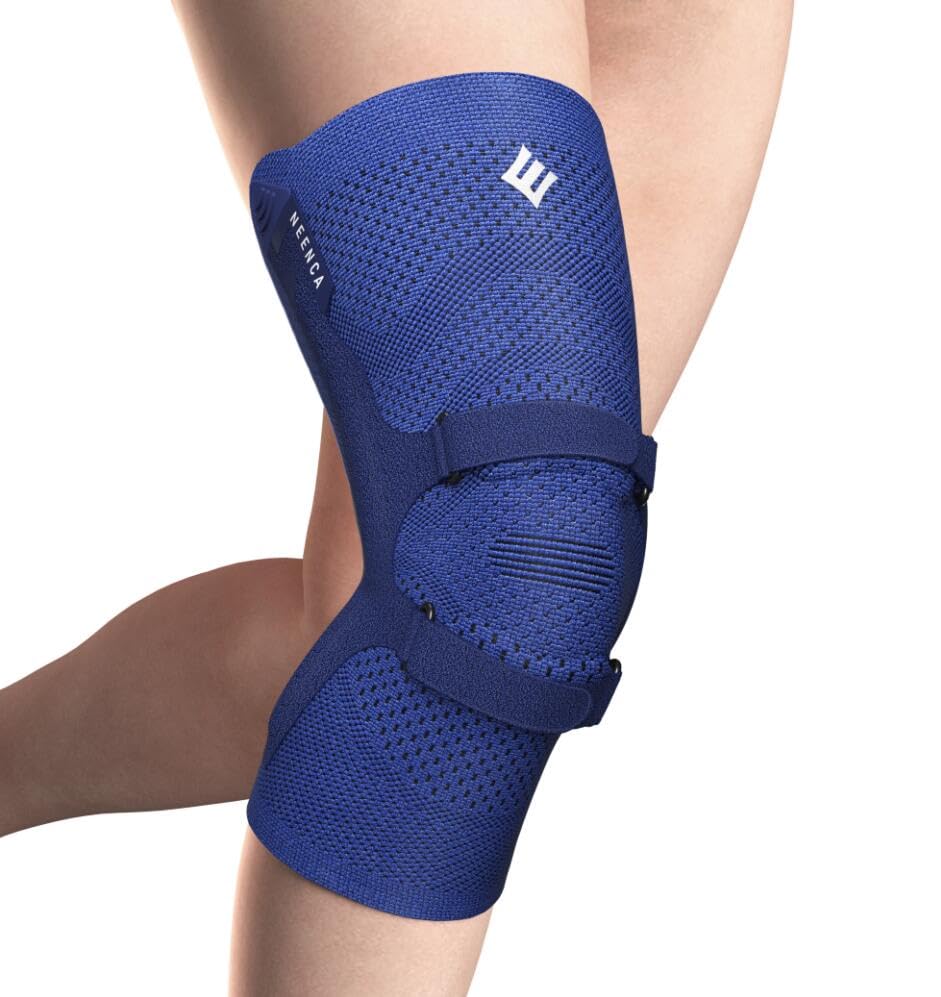 NEENCA Knee Brace for Knee Pain, Compression Knee Support with Patella Tendon Srtap & Gel Pads, Side Stabilizers. Knee Sleeve for Meniscus Tear, ACL, PCL, Arthritis, Joint Pain Relief, Runner, Workout