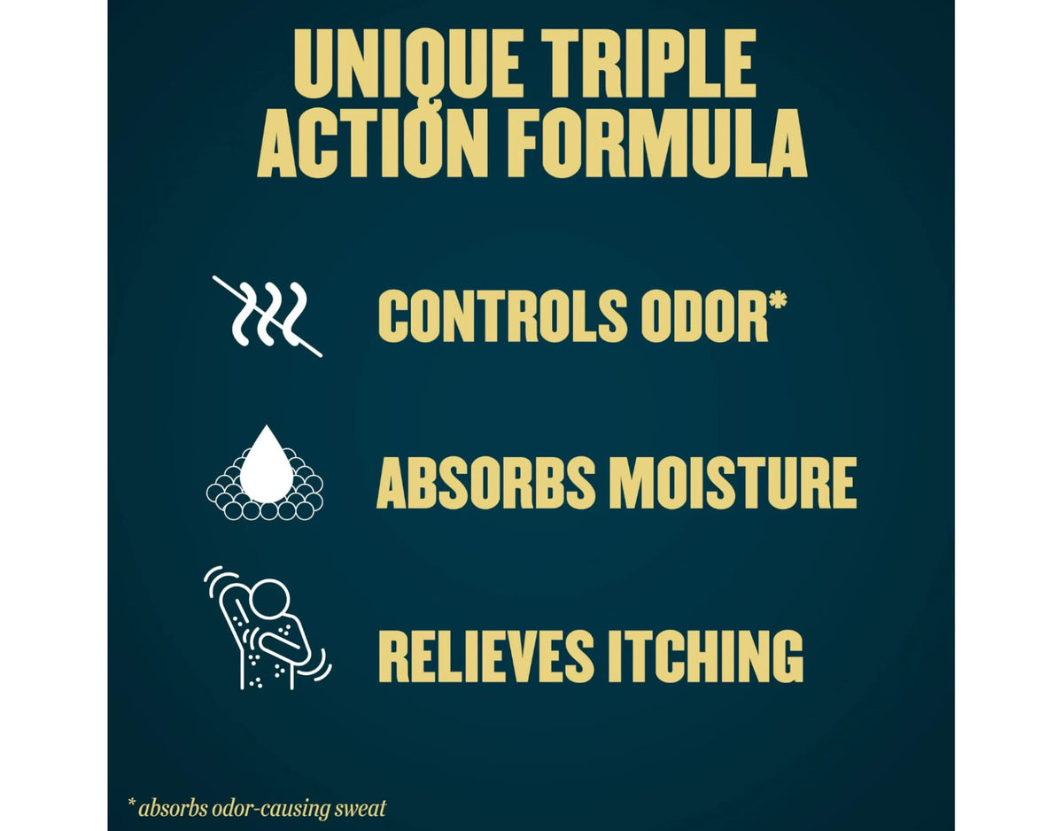 Gold Bond Medicated Powder Triple Action Relief 10 Ounce (Talc-Free)