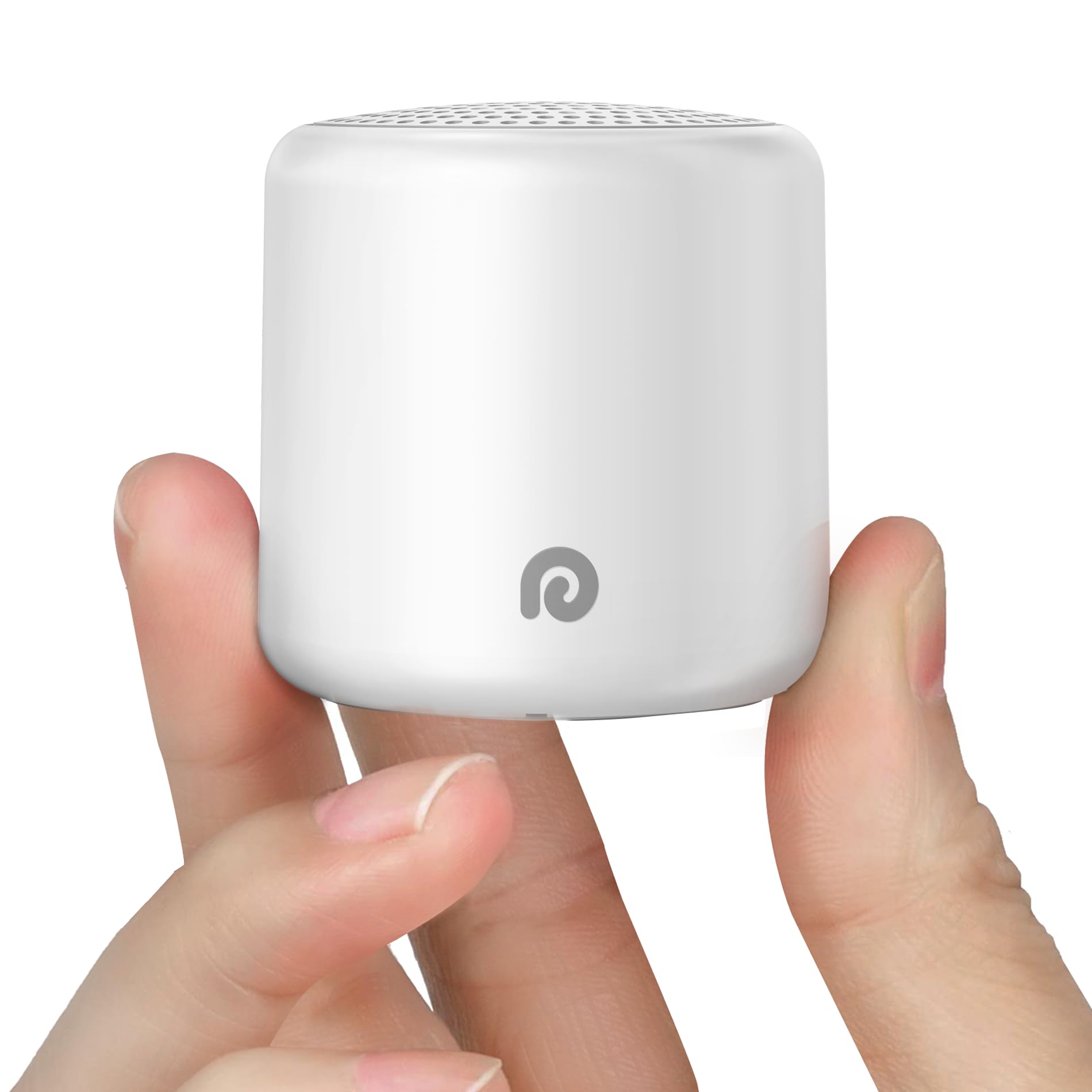 Dreamegg Portable Travel White Noise Machine for Sleep, Features Powerful Battery, Egg-Sized, 16 Nature Sounds, Timer, for Baby Adults Office Privacy Home Gift, Cream