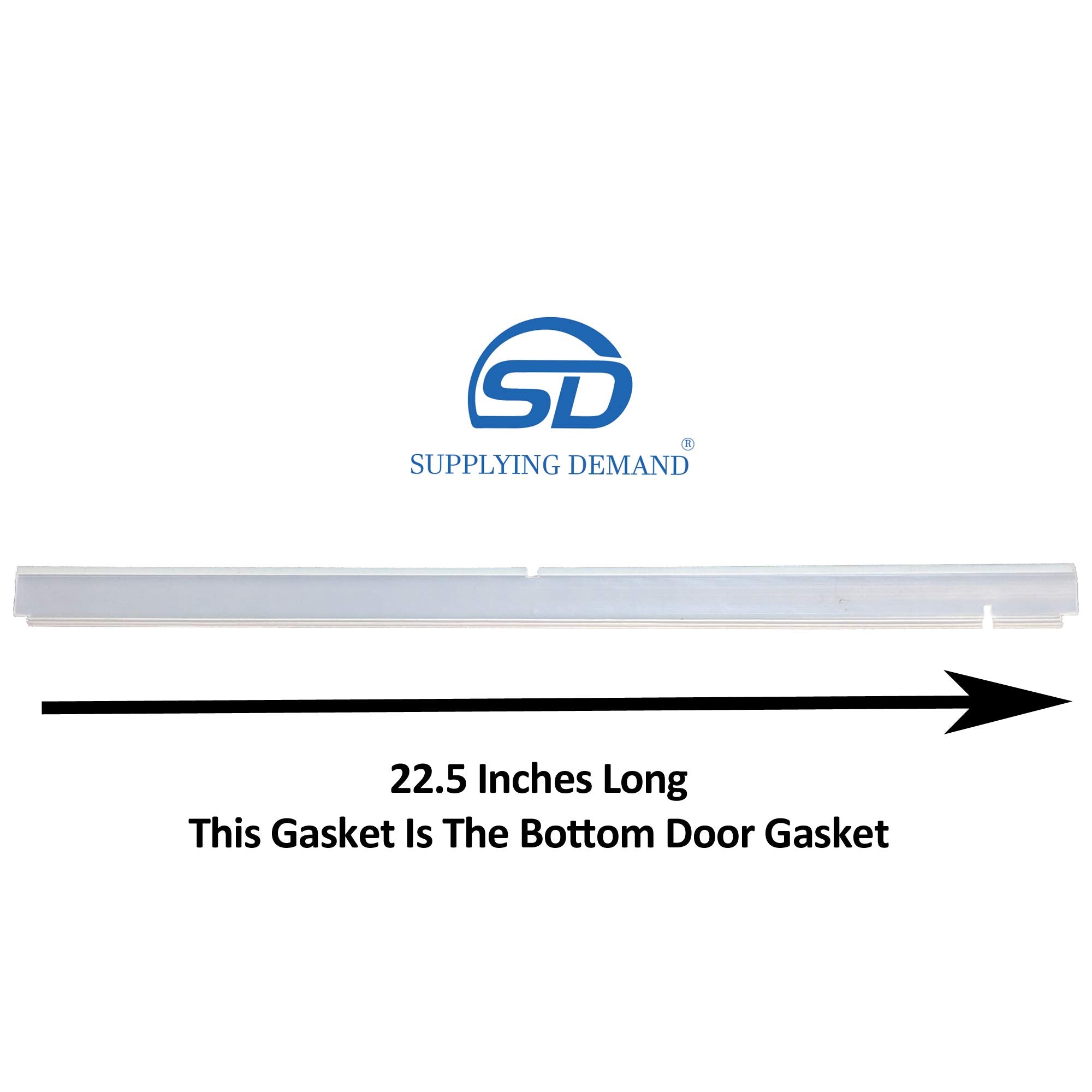 Supplying Demand 809006501 154576501 Dishwasher Bottom Door Seal Lower Gasket Replacement Model Specific Not Universal