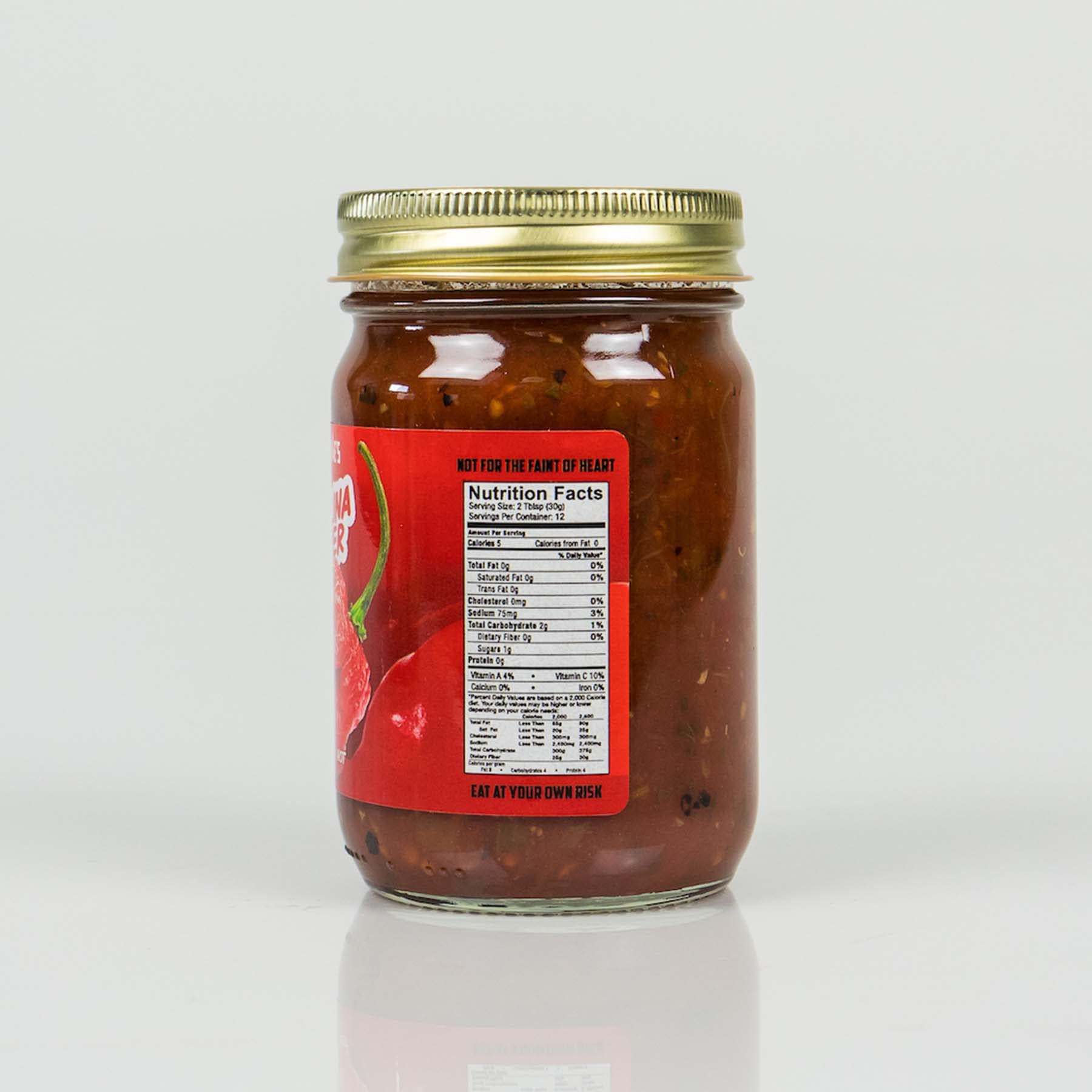 Pepper Joe’s Carolina Reaper Salsa – Dangerously Delicious Superhot Salsa with World’s Hottest Pepper – 12 Ounce Jar of Spicy Salsa