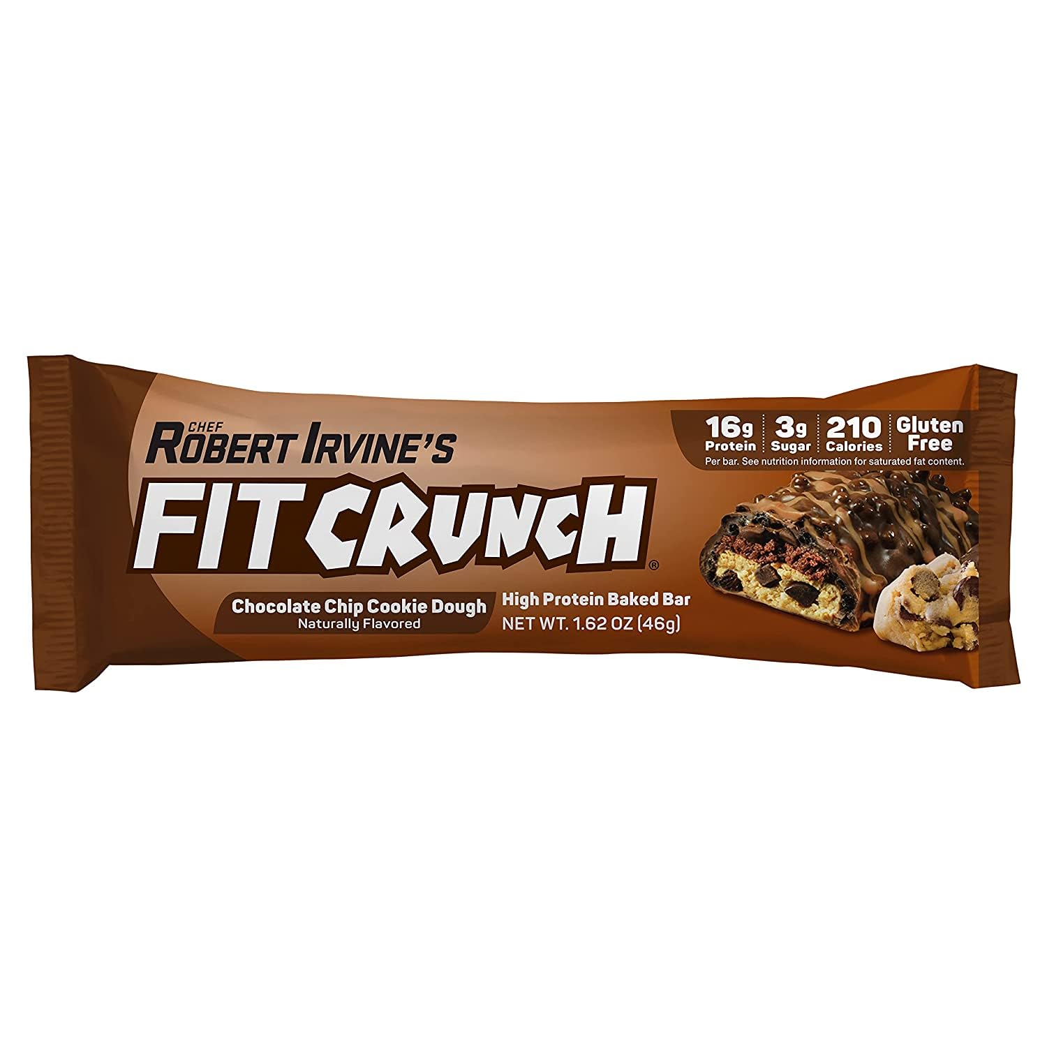 FITCRUNCH Snack Size Protein Bars, 6-Layer Baked Bar, 3g of Sugar, Gluten Free & Soft Cake Core (9 Bars, Flavor Lovers)