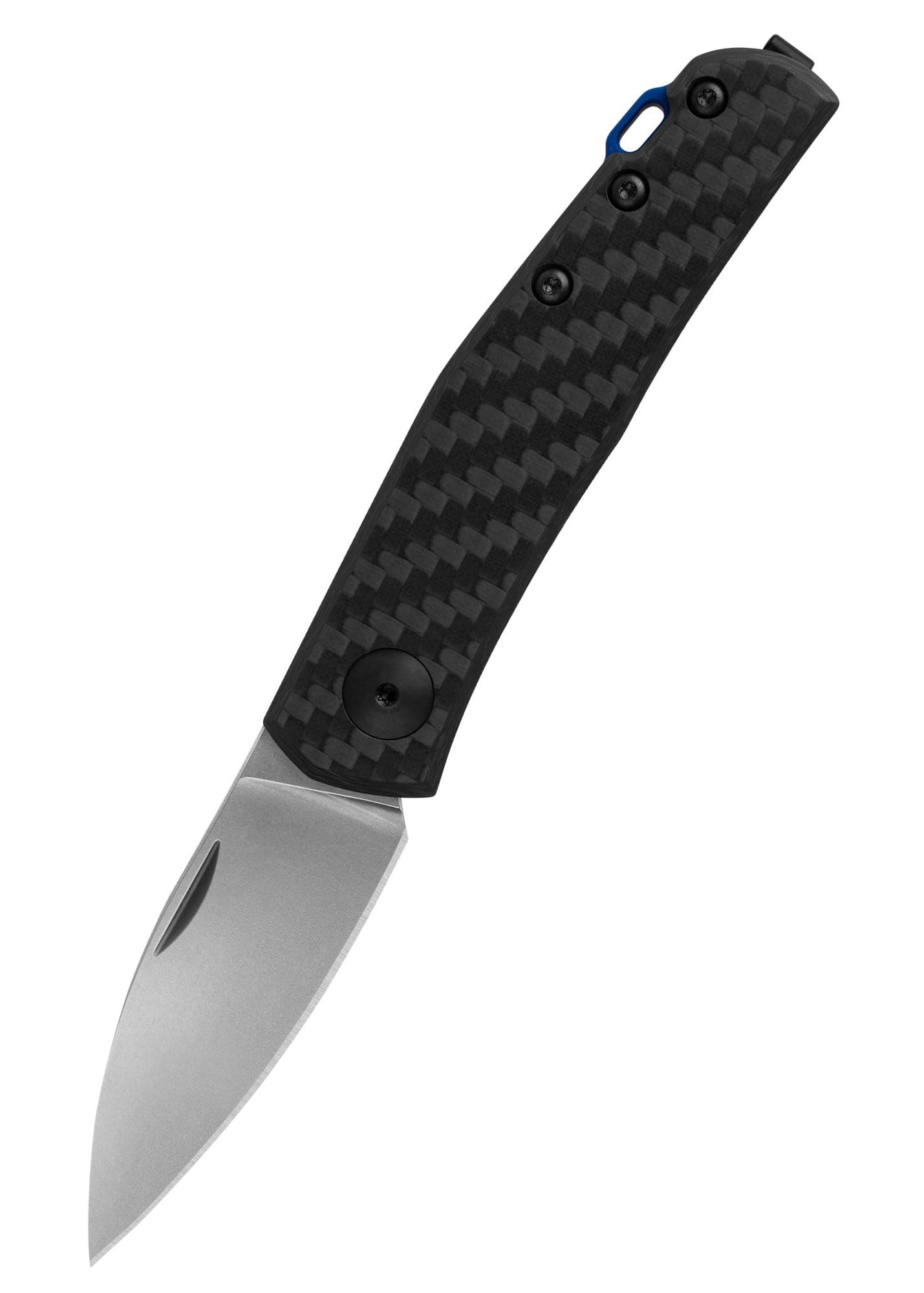 Zero Tolerance 0235, Jens Anso Design with Carbon Fiber Handle, CPM 20CV Spear Point Blade, Pocketclip, Made in USA, Black, 2.6 Inch Blade