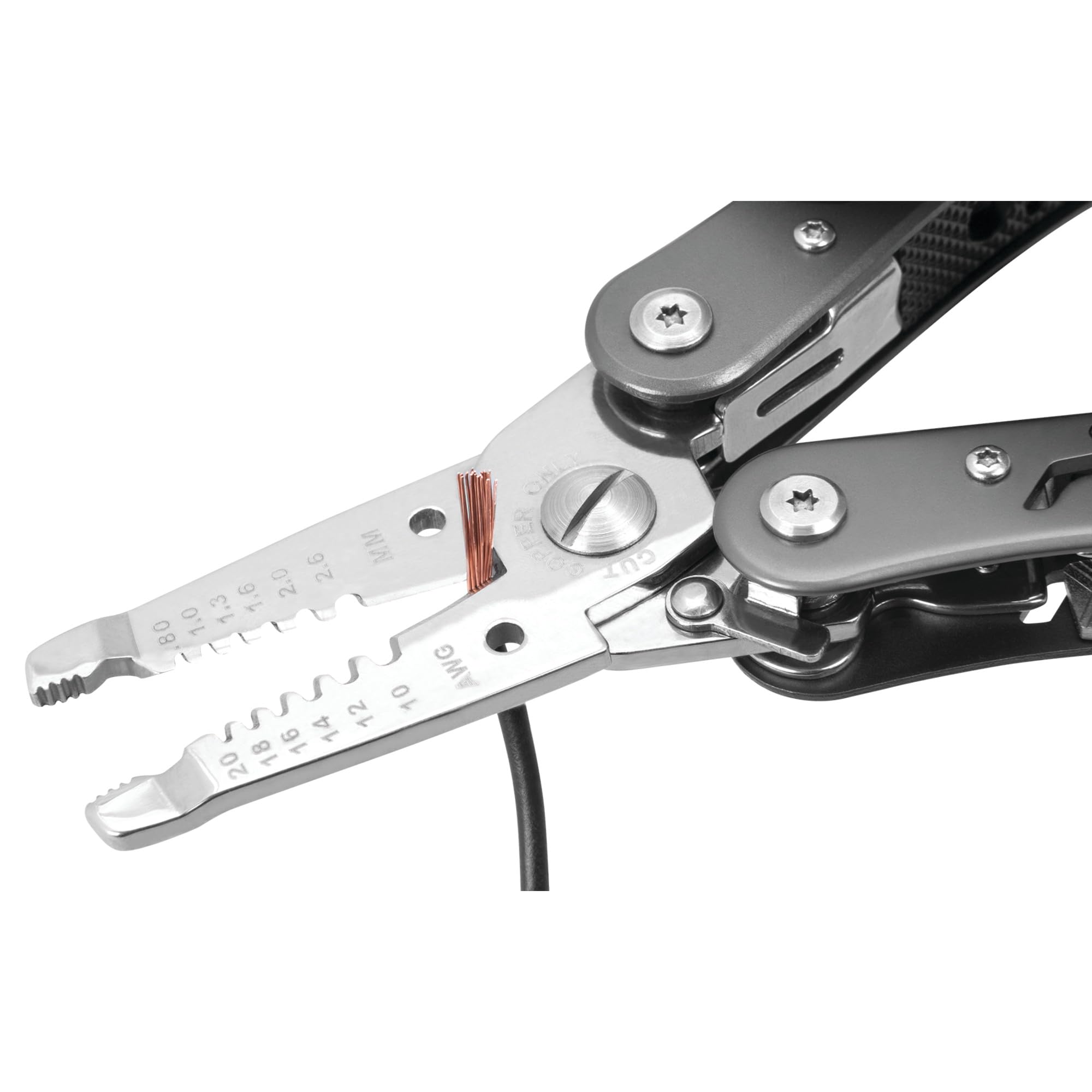 Performance Tool W86506 13-in-1 Electrician Multi-Tool (Wire Strippers, Long Nose Pilers, Wire Cutters and more) Strip & Cut 10 to 18 AWG Solid Wire