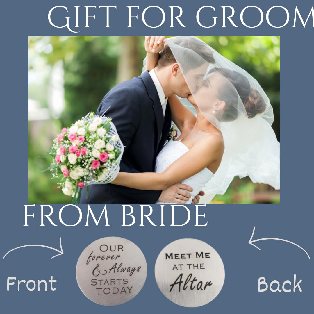 Gift To Groom From Bride Gifts For Groom From Bride Wedding Day, Groom Gifts From Bride On Wedding Day, Future Husband Gift From Groom To Bride, Grooms Gift From Bride, Pocket Hug Token