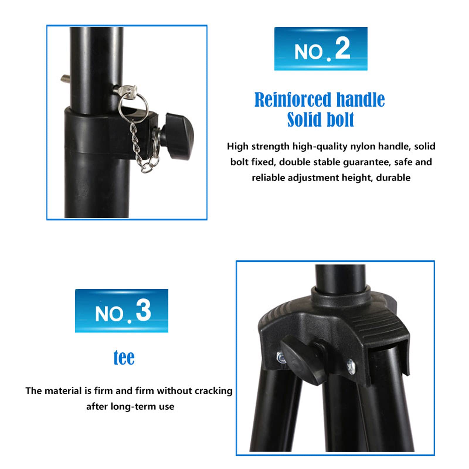 Hologram Fan Stand with Multi-Function Base, Height 39.4 to 69 Inch, 150 Pounds Load-Bearing for A Variety of Hologram Fans