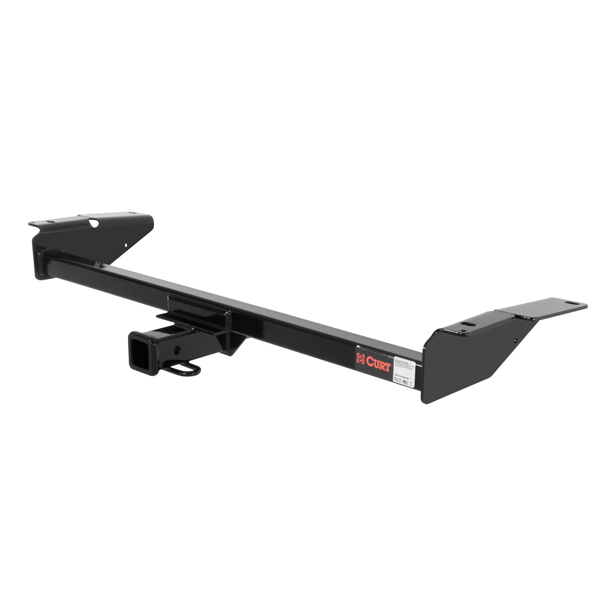 CURT 13707 Class 3 Trailer Hitch, 2-Inch Receiver, Fits Select Ford, Lincoln, Mercury Sedans, GLOSS BLACK POWDER COAT