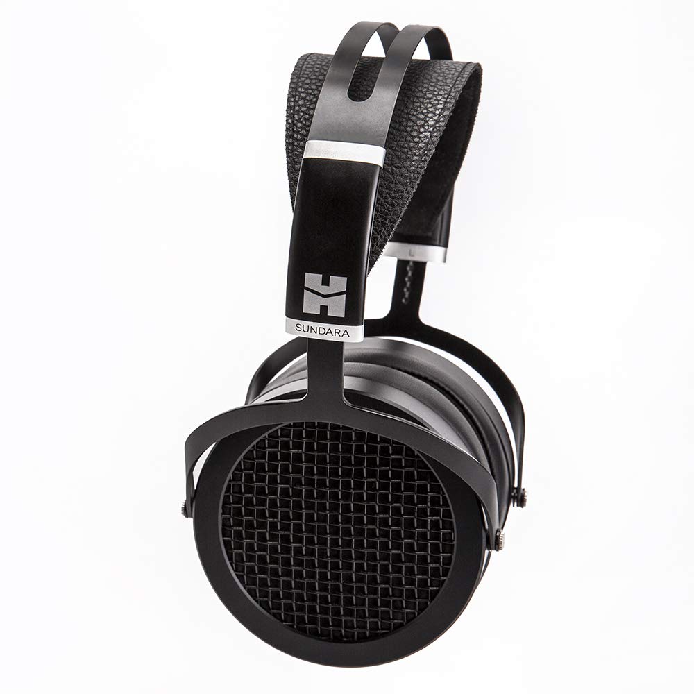 HIFIMAN SUNDARA Hi-Fi Headphone with 3.5mm Connectors, Planar Magnetic, Comfortable Fit with Updated Earpads-Black, 2020 Version