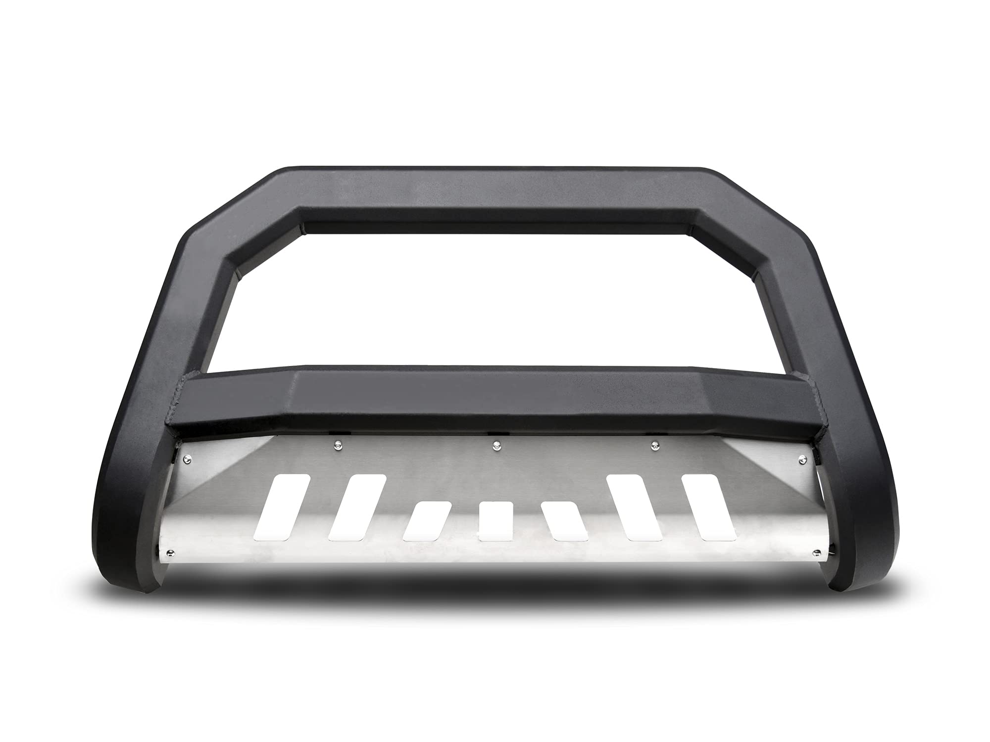 Armordillo 7174061 AR Series Bull Bar Bumper Guard - Matte Black with Aluminum Skid Plate Fits 2005-2007 Ford F250 F-250/F350 F-350 Super Duty