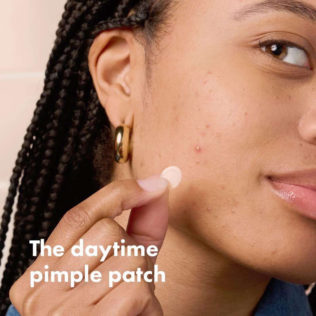 Hero Cosmetics Mighty Patch™ Invisible+ Patch - Daytime Hydrocolloid Acne Pimple Patches for Covering Zits and Blemishes, Ultra Thin Spot Stickers for Face and Skin, Vegan-friendly (39 Count)