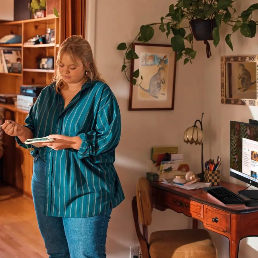 Lenovo 24 All-in-One Desktop Computer for Home Office, Intel Processor, 23.8" FHD AIO, WiFi 6, Bluetooth 5.2, RJ-45, HDMI, Keyboard & Mouse - 16GB RAM, 1TB PCIe SSD